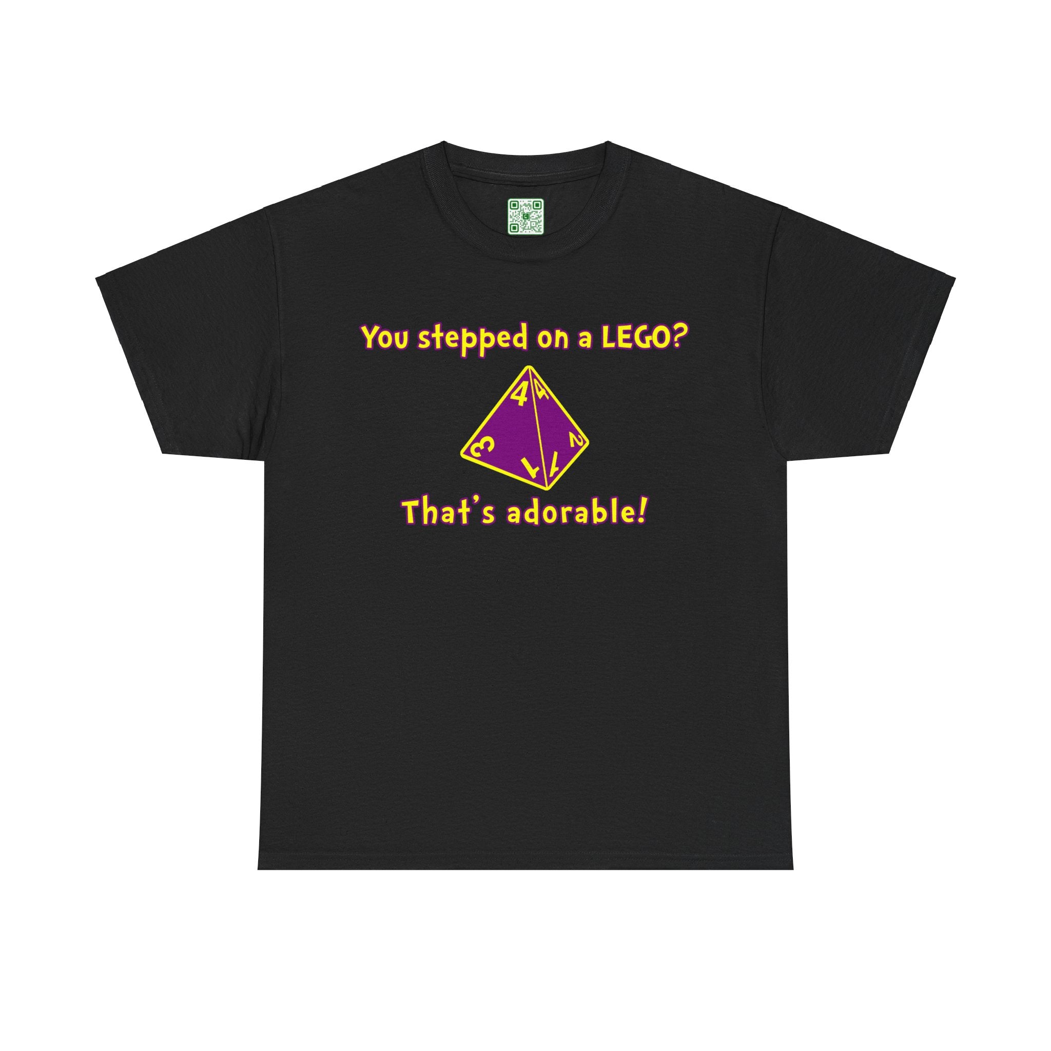 Load image into Gallery viewer, "You stepped on a LEGO? That's adorable." - Unisex Heavy Cotton Tee