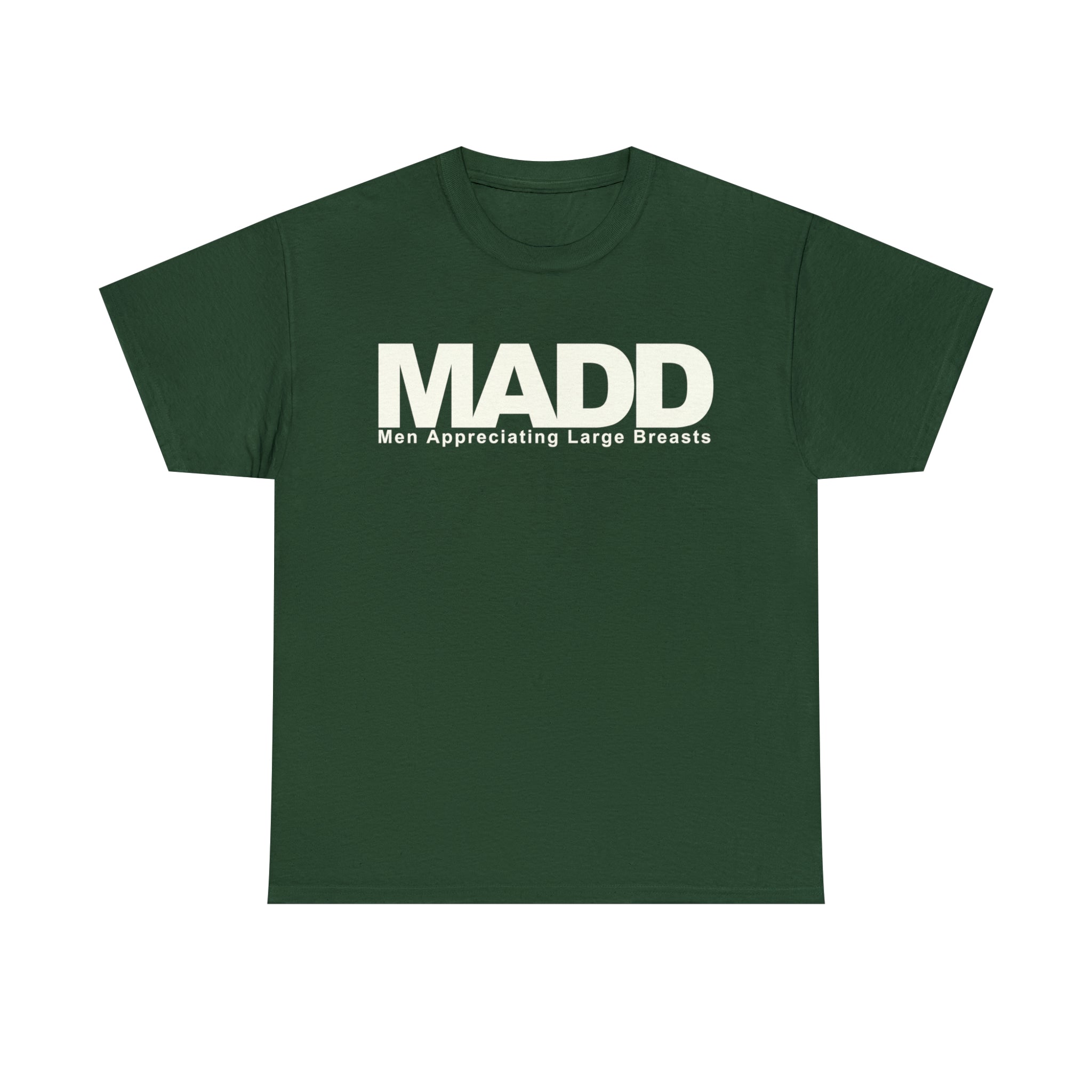 Load image into Gallery viewer, "MADD: Men Appreciating Large Breasts" - Unisex Heavy Cotton Tee