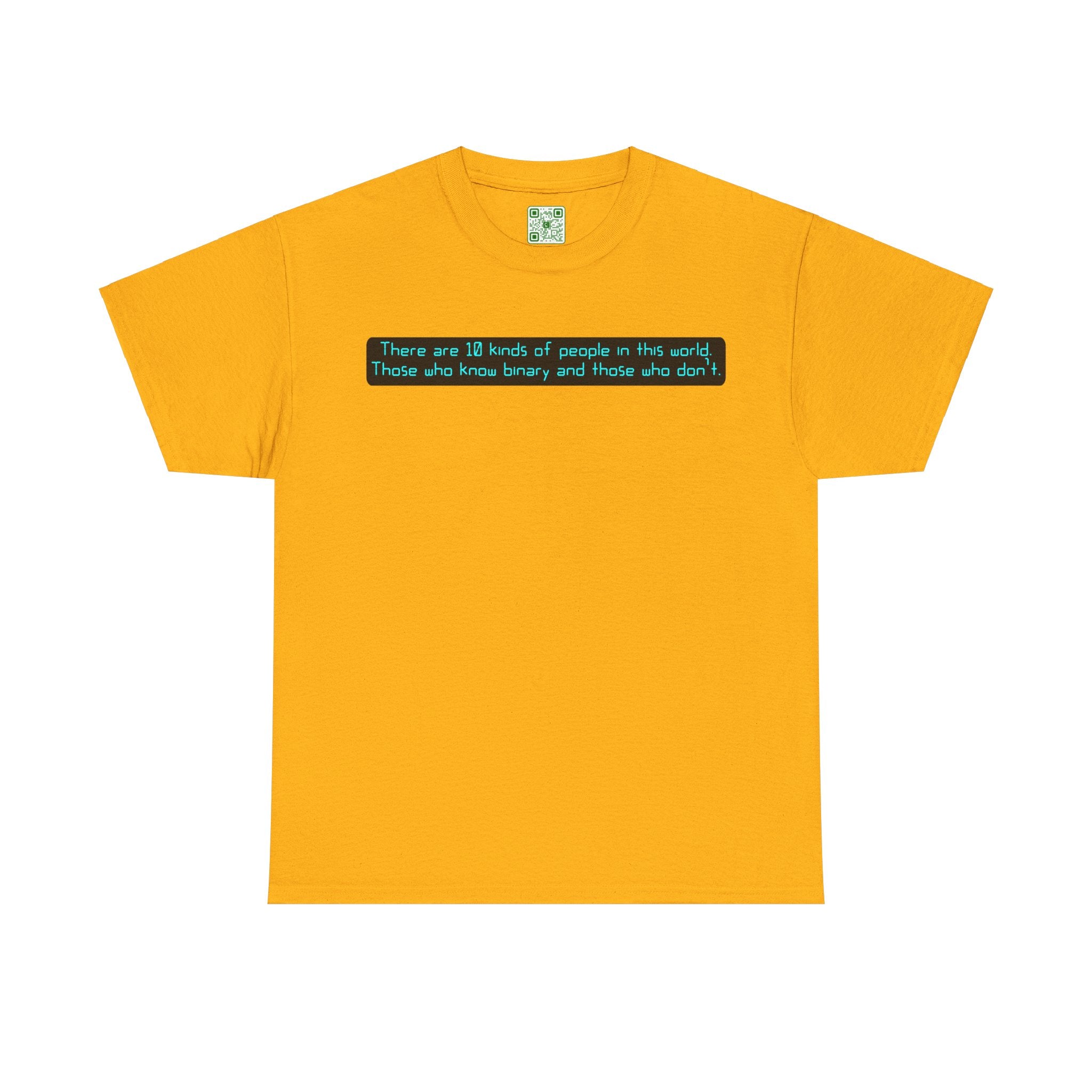 Load image into Gallery viewer, "There are 10 kinds of people in this world. Those who know binary and those who don't". - Unisex Heavy Cotton Tee