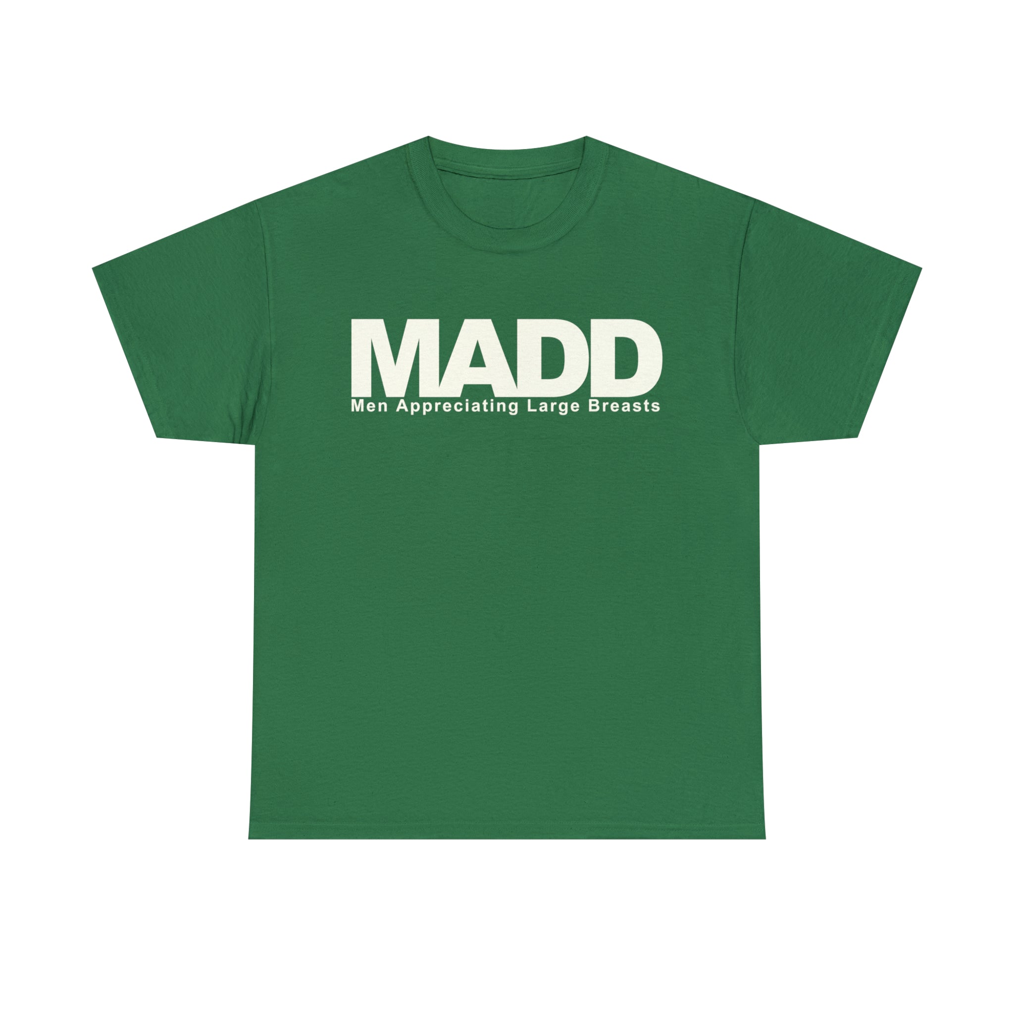 Load image into Gallery viewer, "MADD: Men Appreciating Large Breasts" - Unisex Heavy Cotton Tee