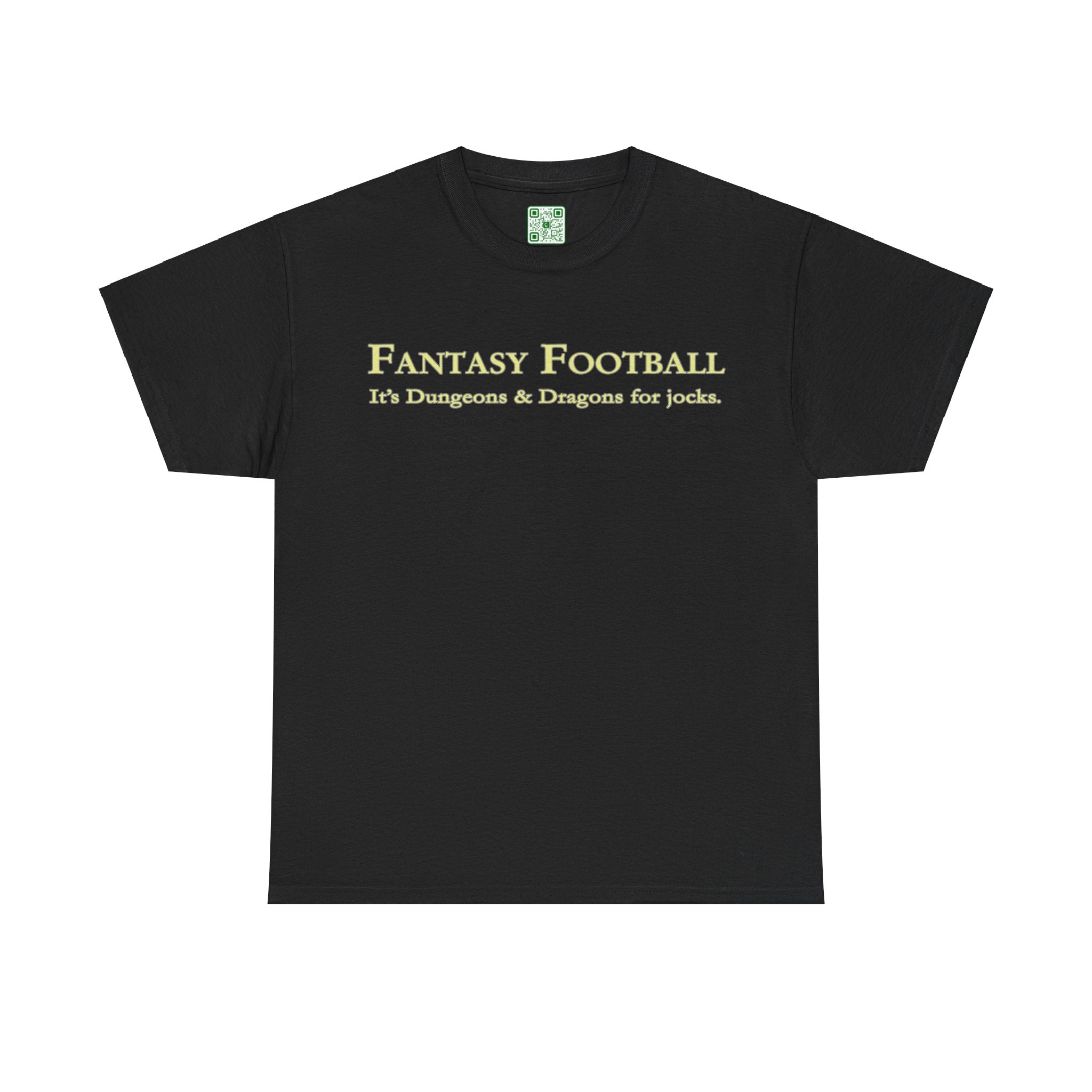 Load image into Gallery viewer, "Fantasy Football: It's Dungeons and Dragons for jocks." - Unisex Heavy Cotton Tee