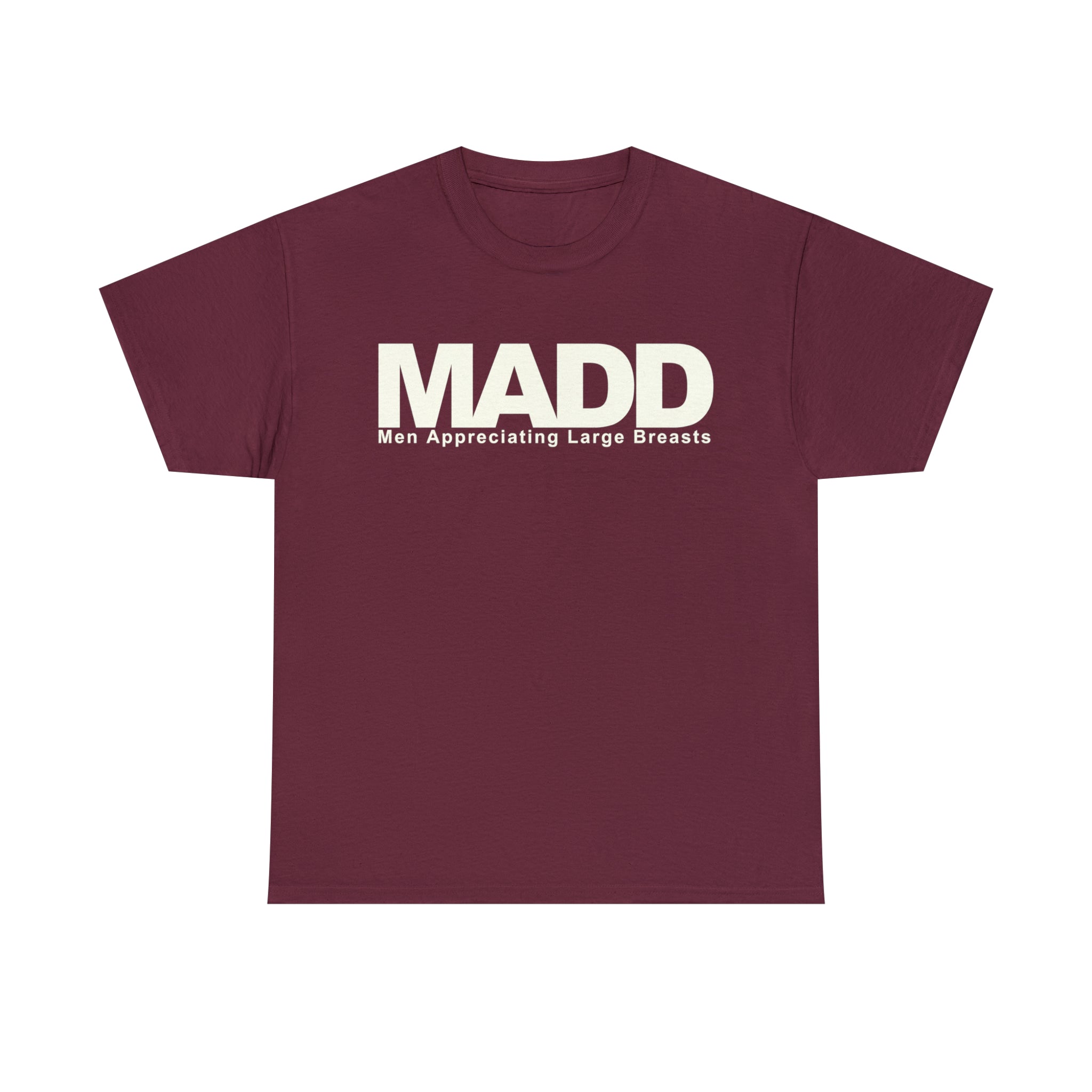 Load image into Gallery viewer, "MADD: Men Appreciating Large Breasts" - Unisex Heavy Cotton Tee