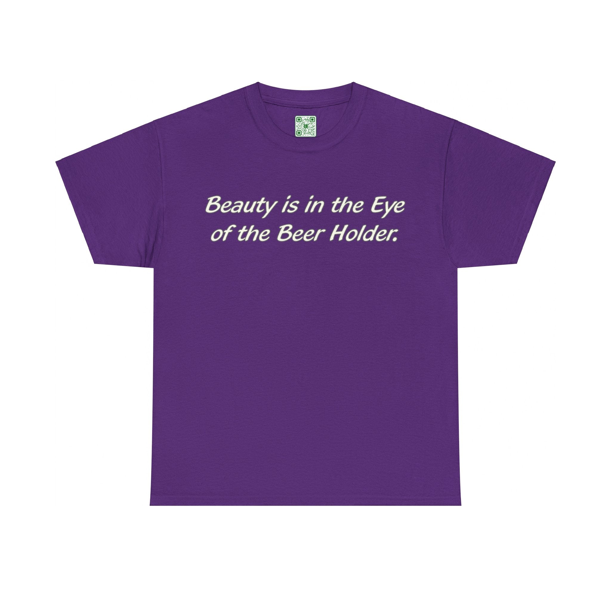 Load image into Gallery viewer, "Beauty is in the eye of the beer holder." - Unisex Heavy Cotton Tee