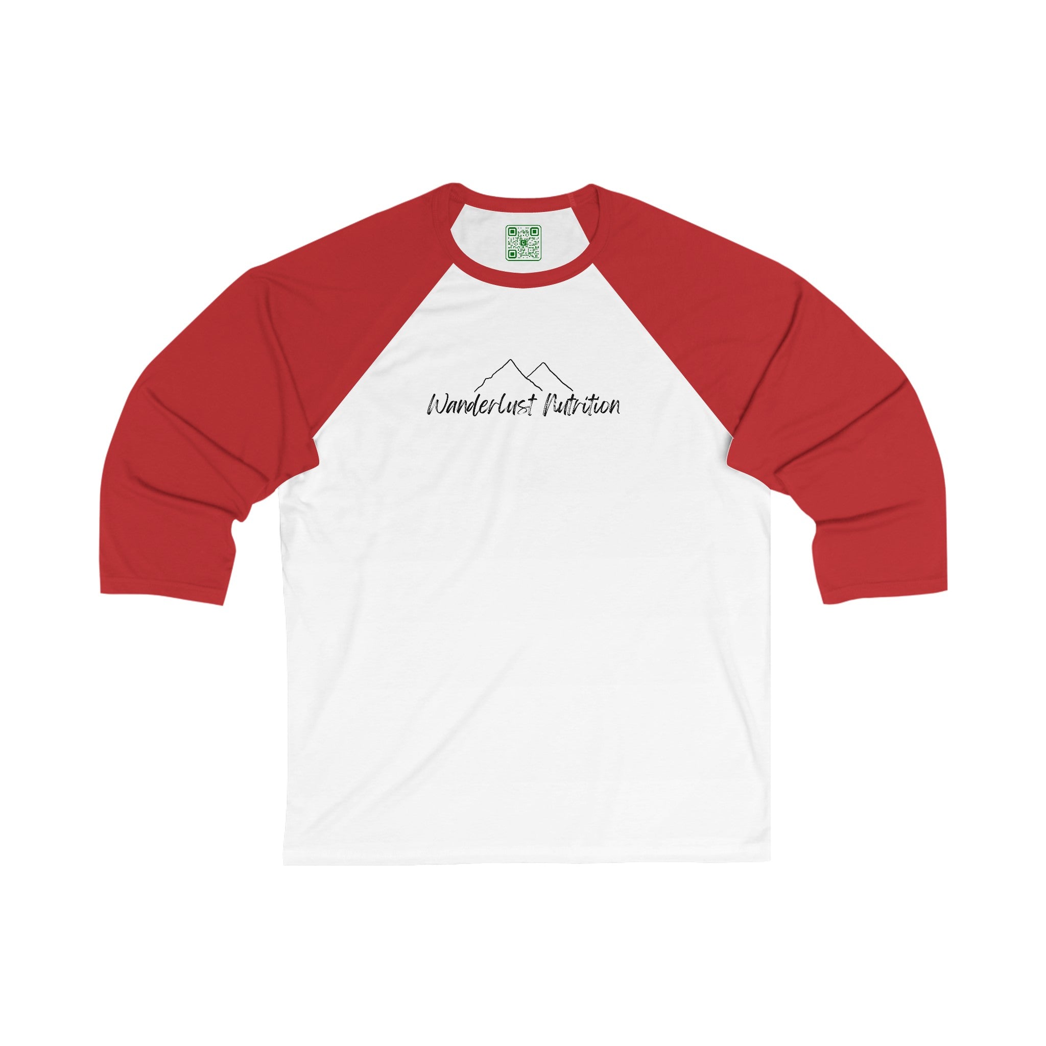 Load image into Gallery viewer, Wanderlust Nutrition Unisex 3\4 Sleeve Baseball Tee