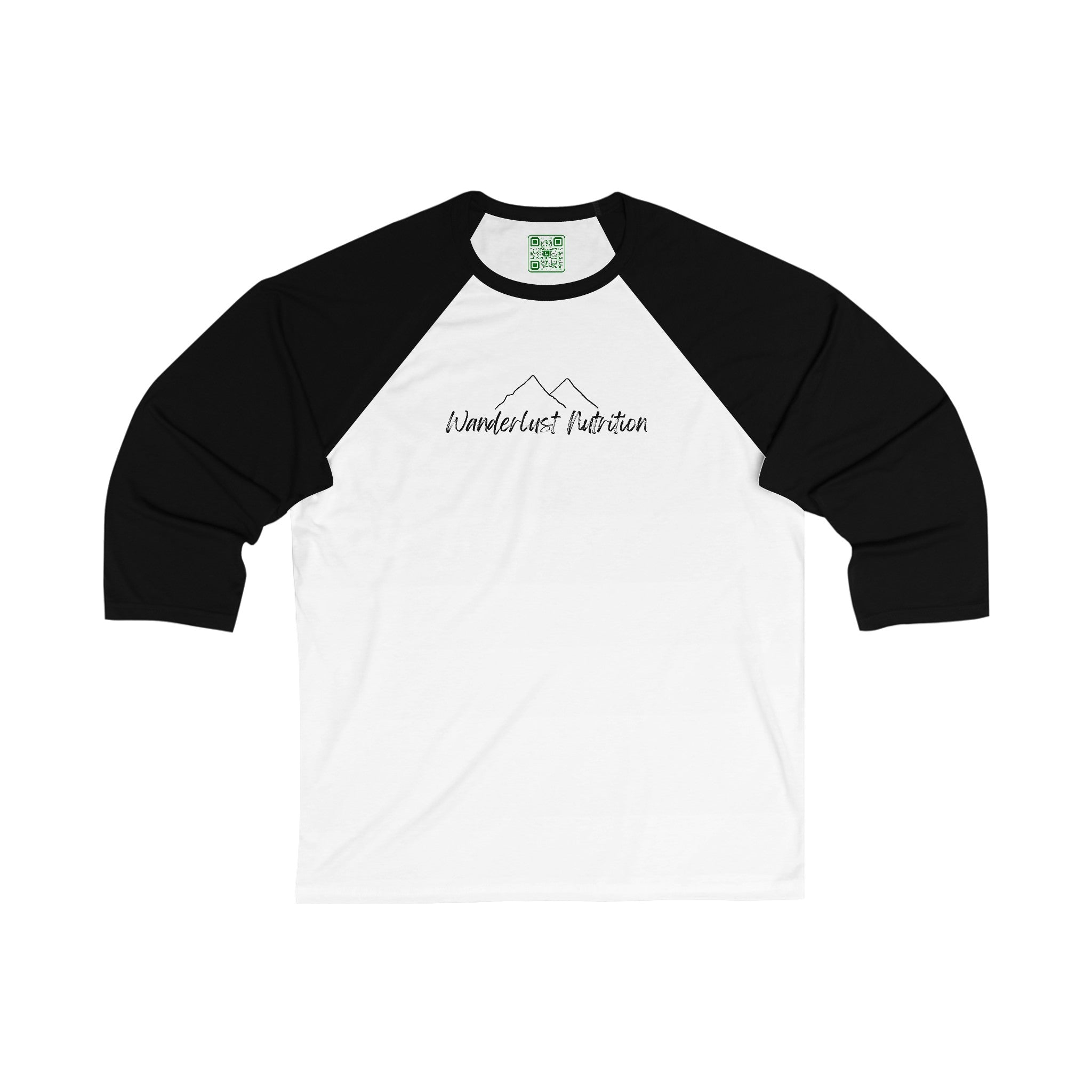 Load image into Gallery viewer, Wanderlust Nutrition Unisex 3\4 Sleeve Baseball Tee