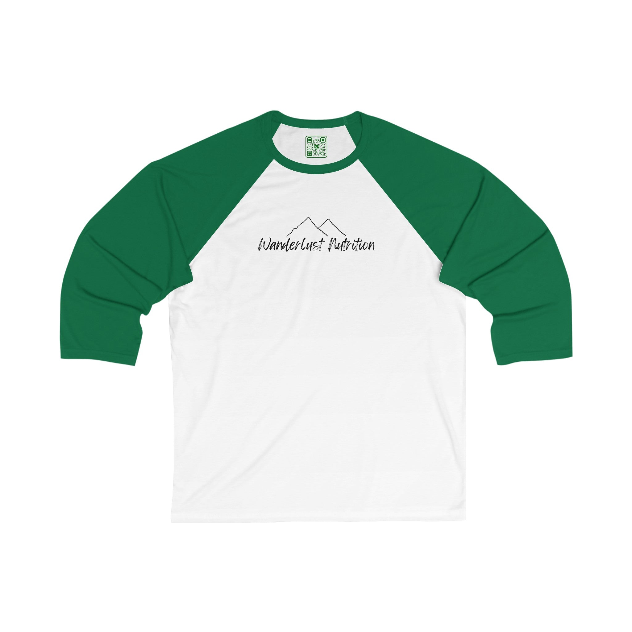 Load image into Gallery viewer, Wanderlust Nutrition Unisex 3\4 Sleeve Baseball Tee
