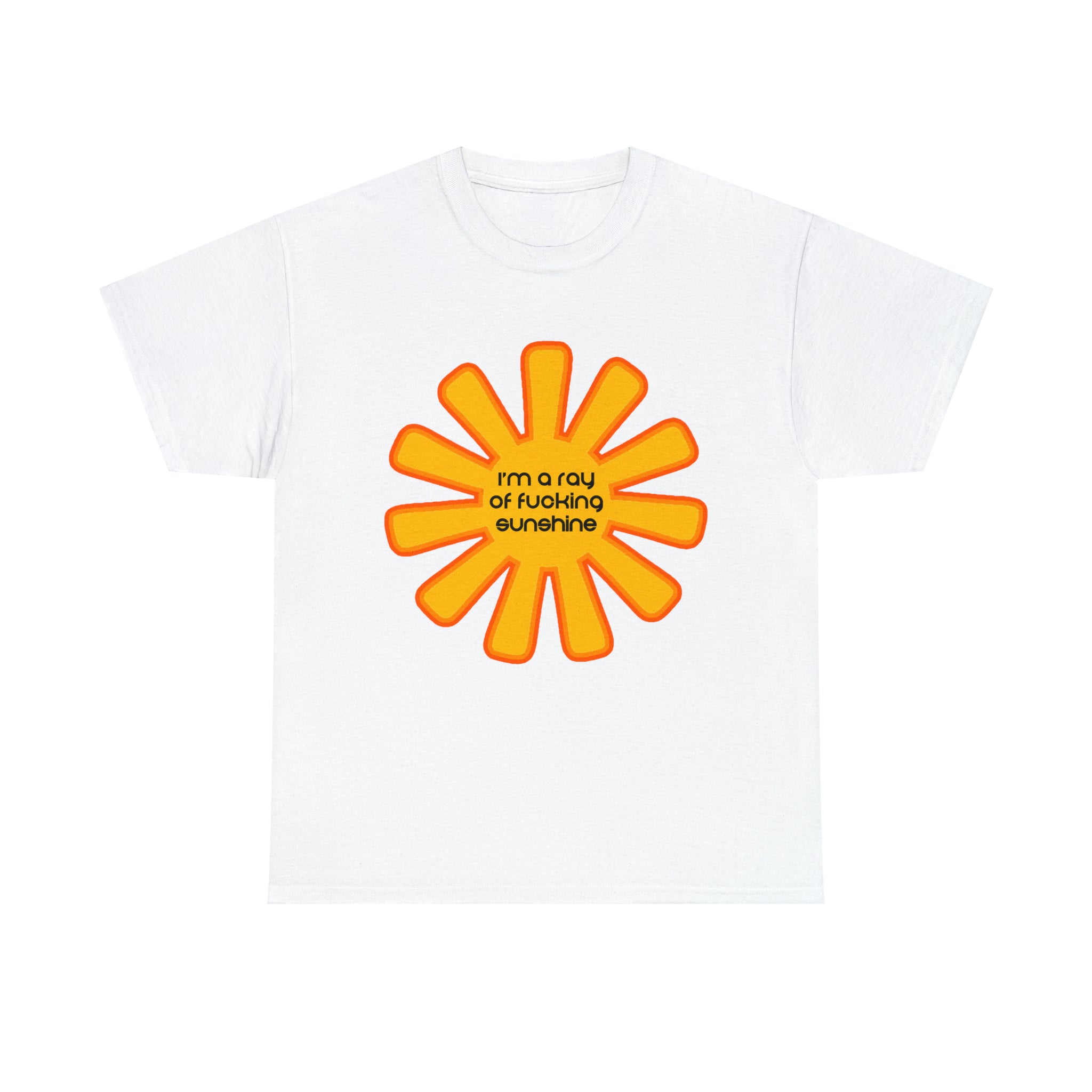 Load image into Gallery viewer, "I'm a ray of fucking sunshine" - Unisex Heavy Cotton Tee