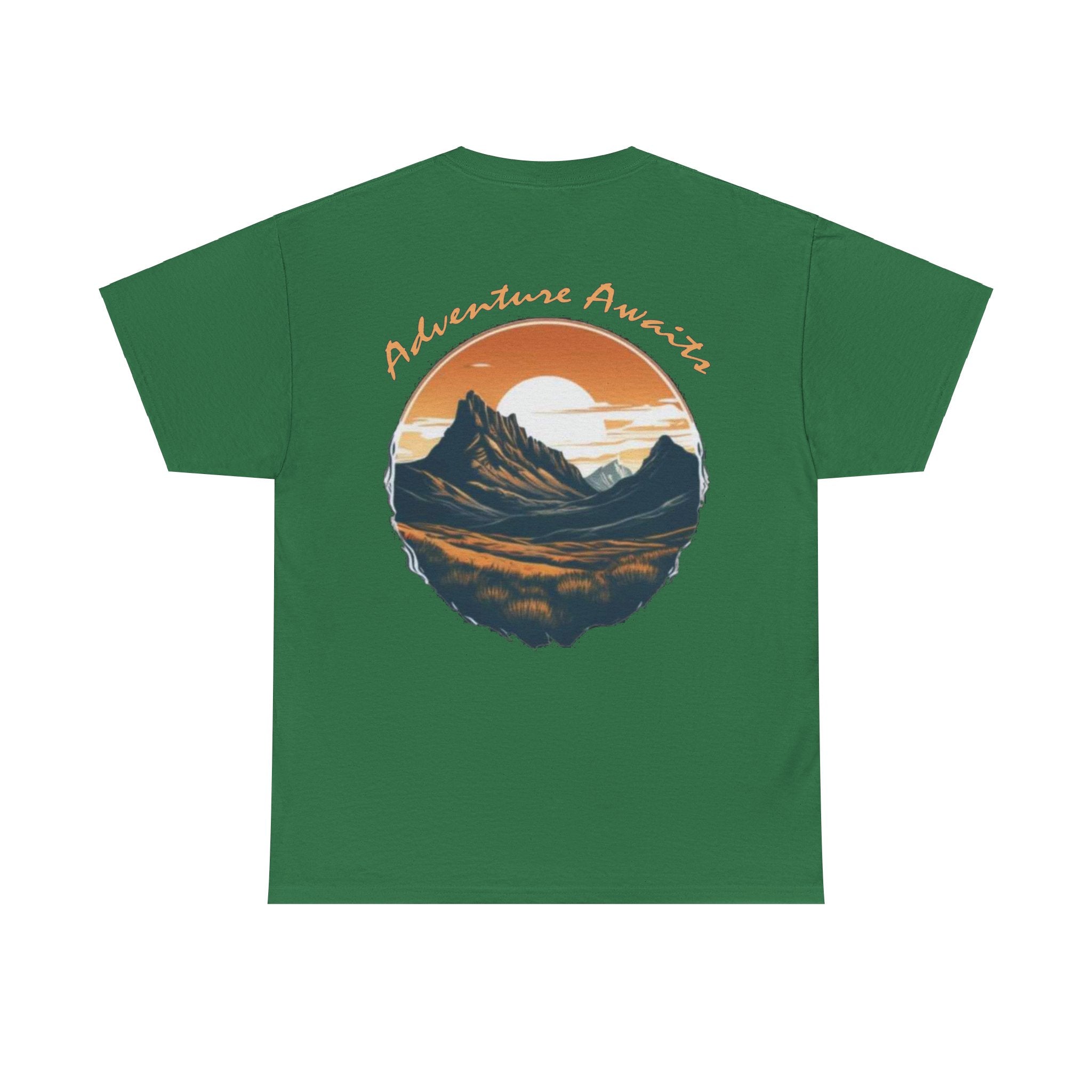 Load image into Gallery viewer, Wanderlust Nutrition: "Adventure Awaits" - Unisex Heavy Cotton Tee