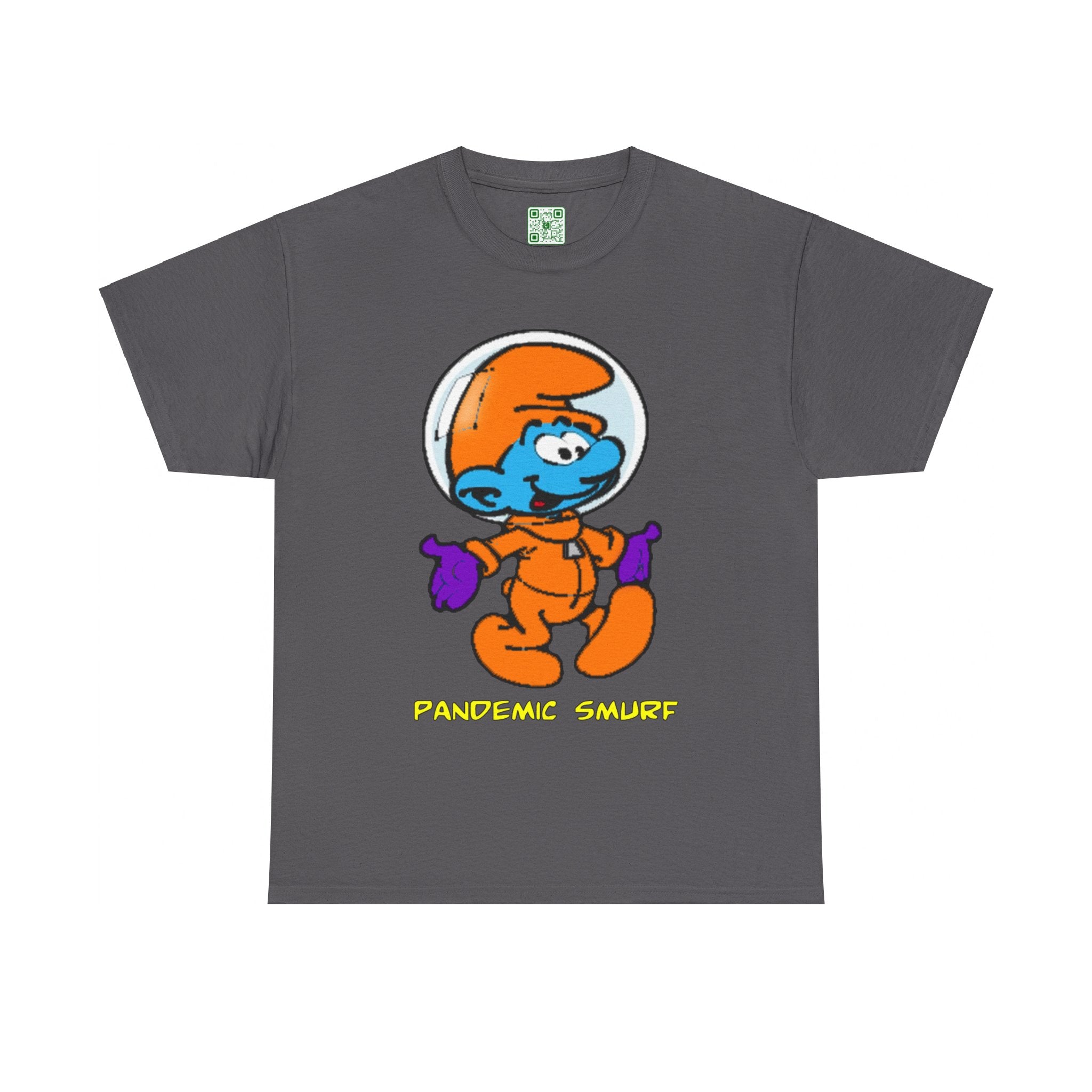 Load image into Gallery viewer, "Pandemic Smurf" - Unisex Heavy Cotton Tee