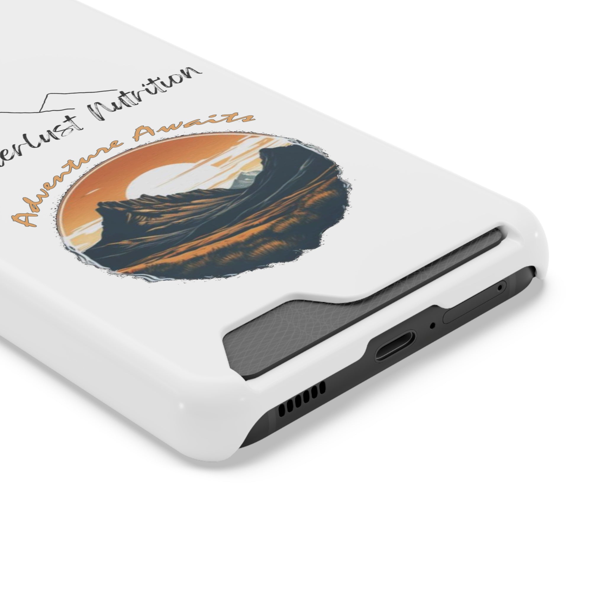 Load image into Gallery viewer, Wanderlust Nutrition Phone Case With Card Holder