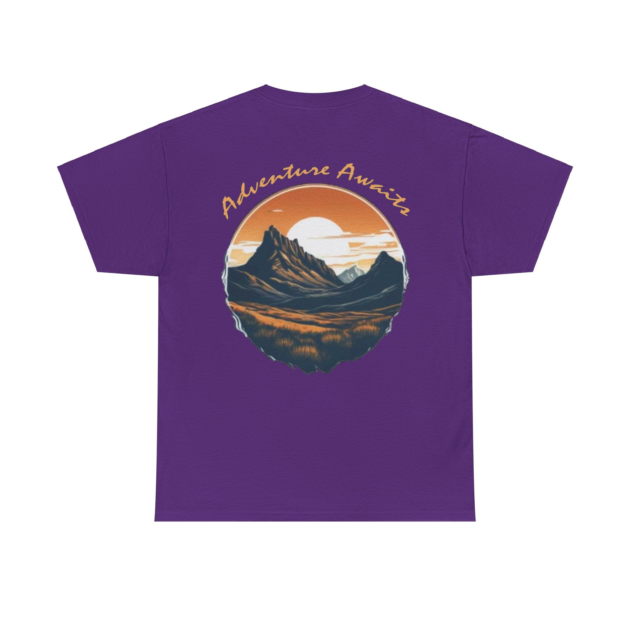 Load image into Gallery viewer, Wanderlust Nutrition: "Adventure Awaits" - Unisex Heavy Cotton Tee