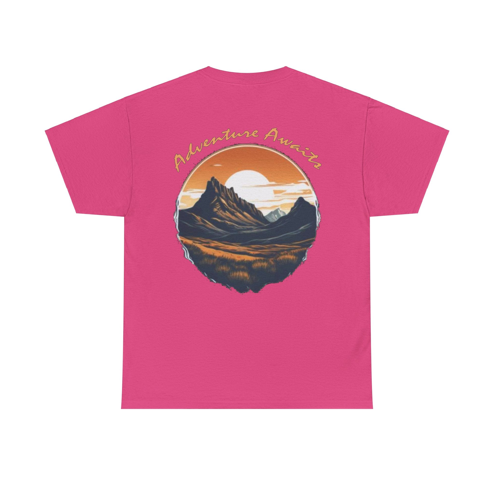 Load image into Gallery viewer, Wanderlust Nutrition: "Adventure Awaits" - Unisex Heavy Cotton Tee