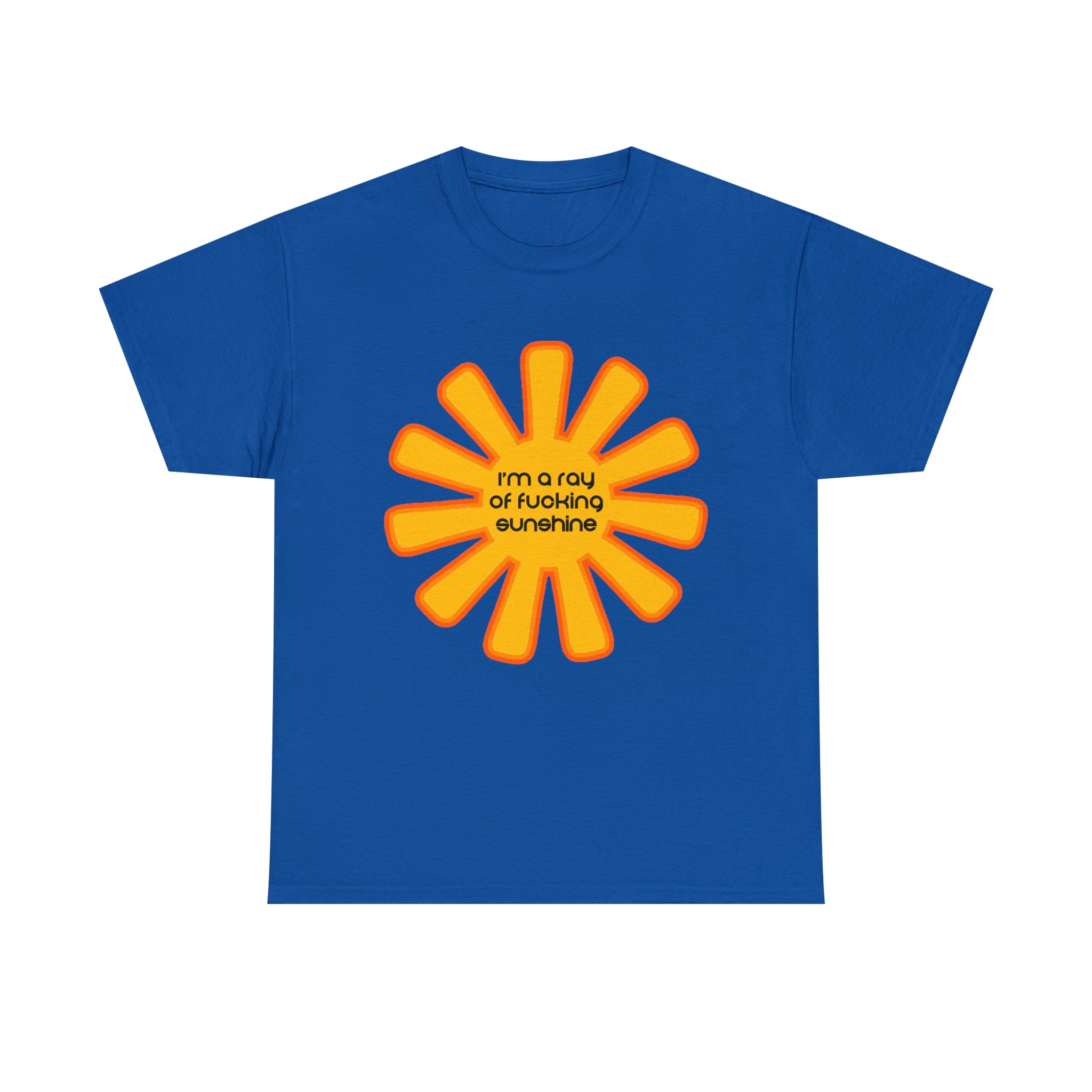 Load image into Gallery viewer, "I'm a ray of fucking sunshine" - Unisex Heavy Cotton Tee