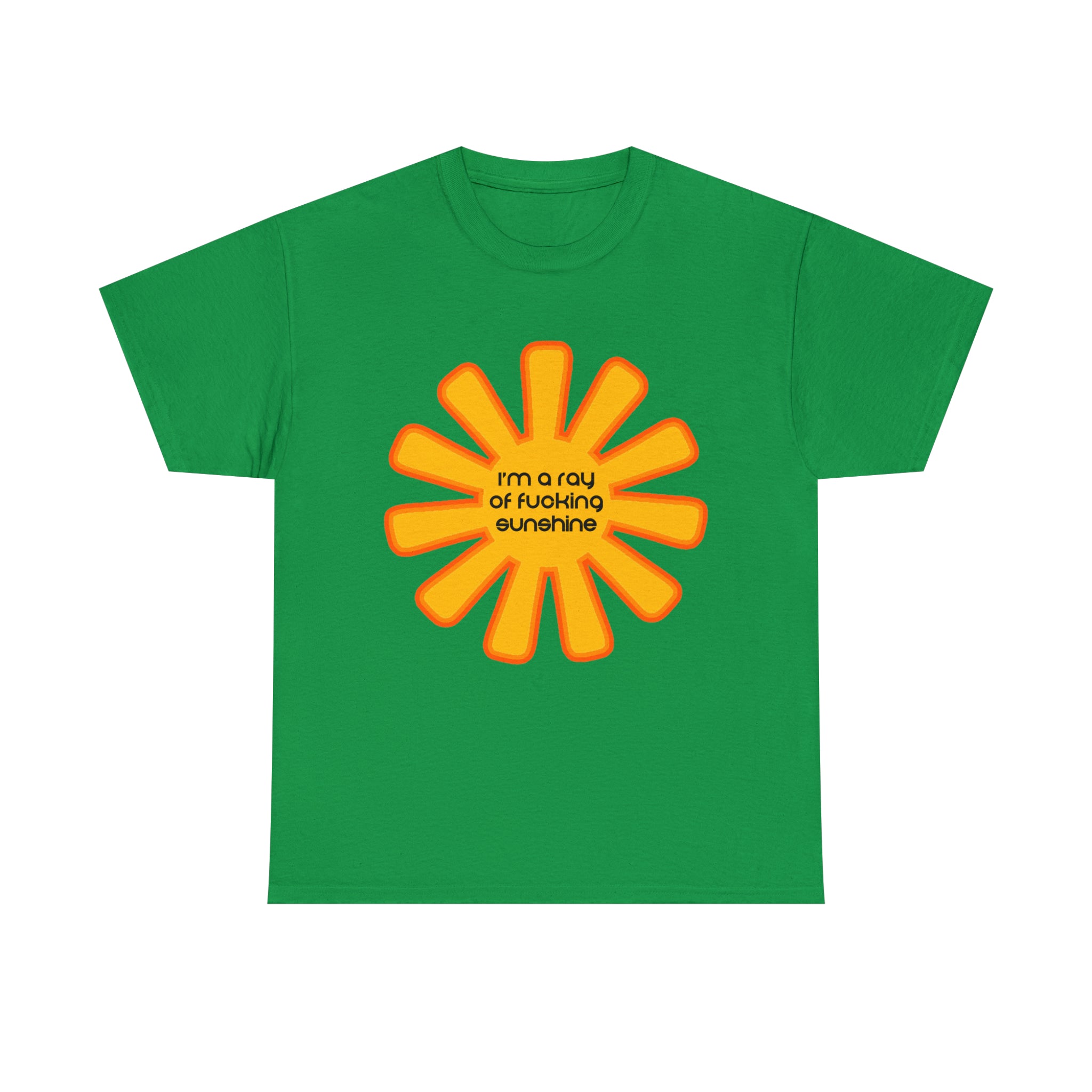 Load image into Gallery viewer, "I'm a ray of fucking sunshine" - Unisex Heavy Cotton Tee