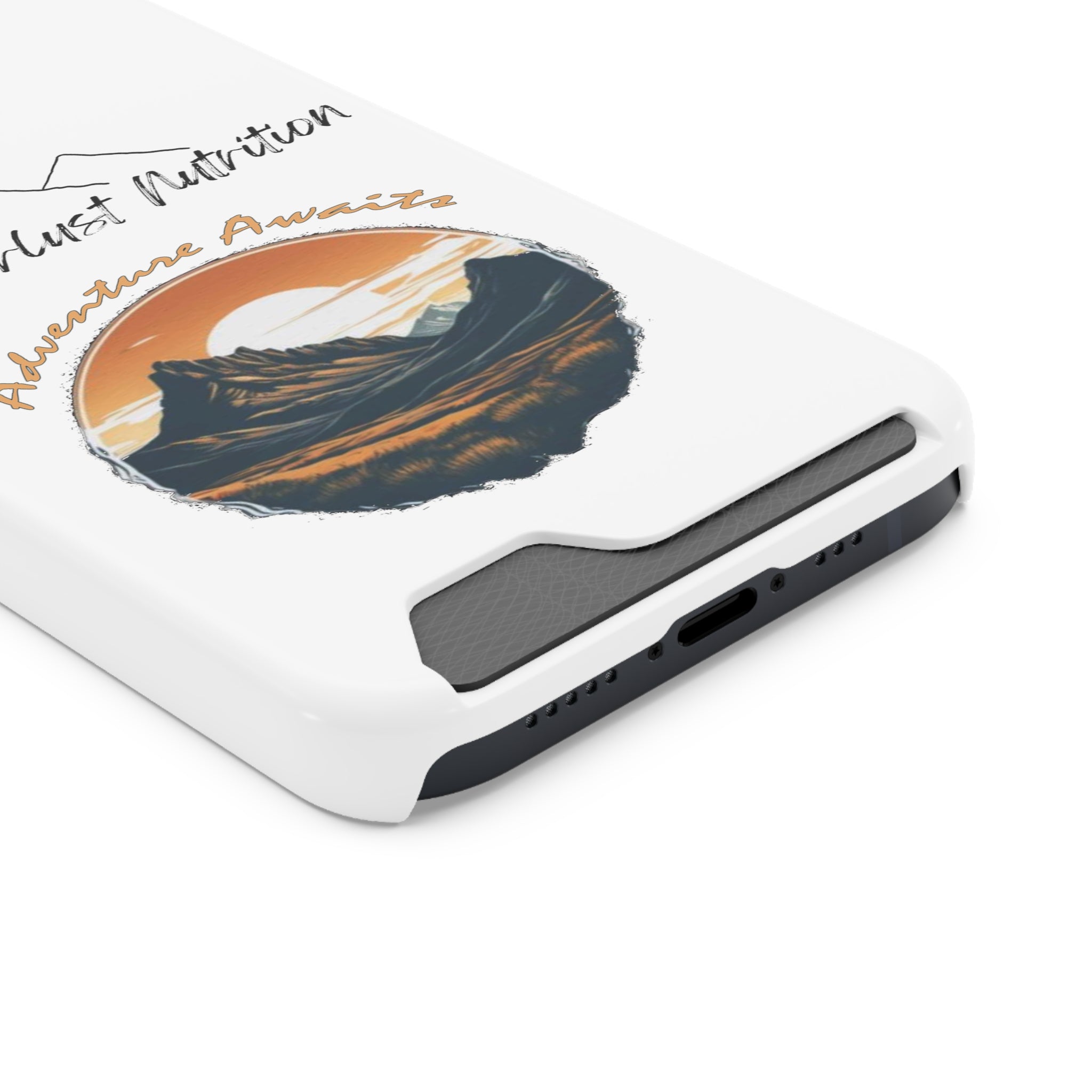 Load image into Gallery viewer, Wanderlust Nutrition Phone Case With Card Holder