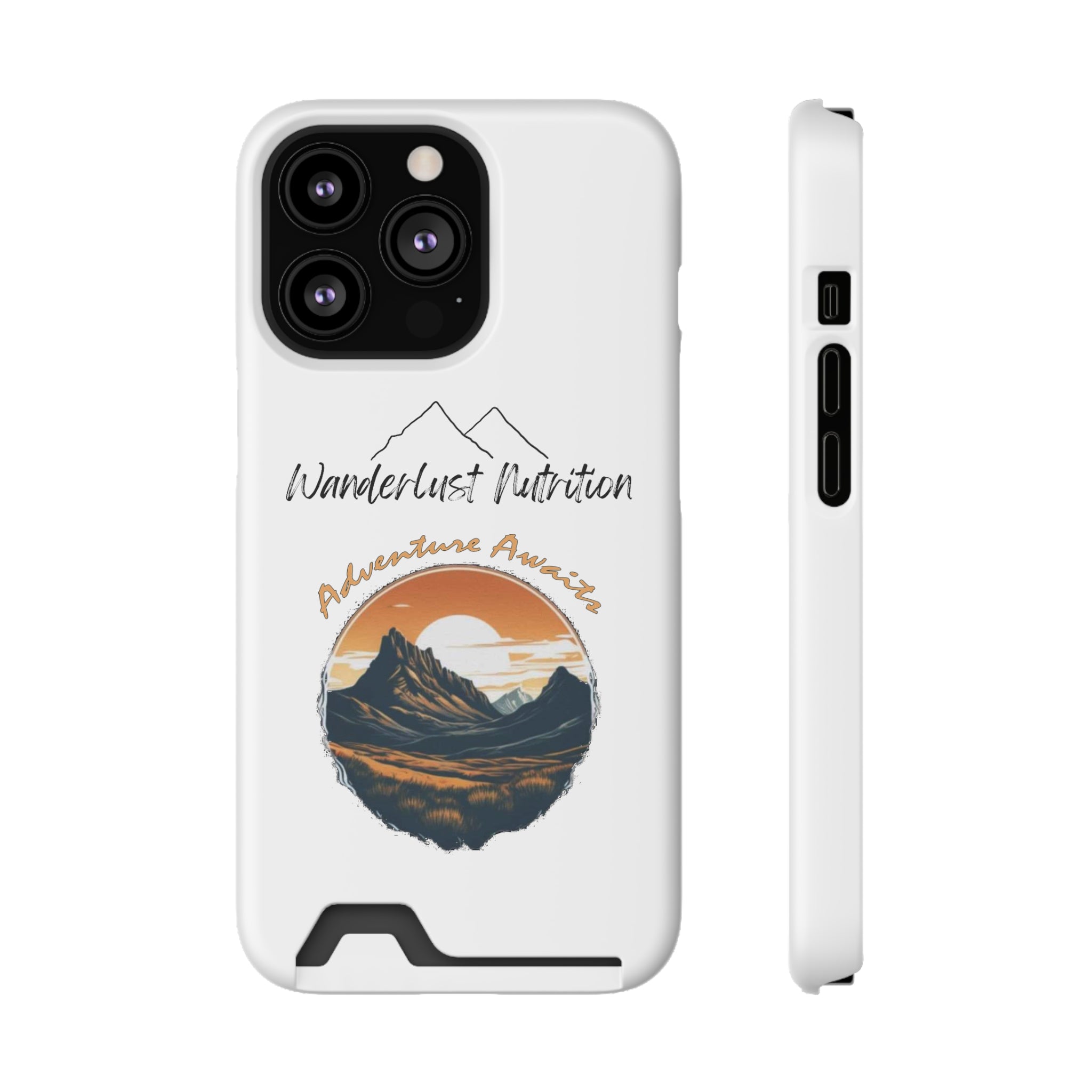 Load image into Gallery viewer, Wanderlust Nutrition Phone Case With Card Holder