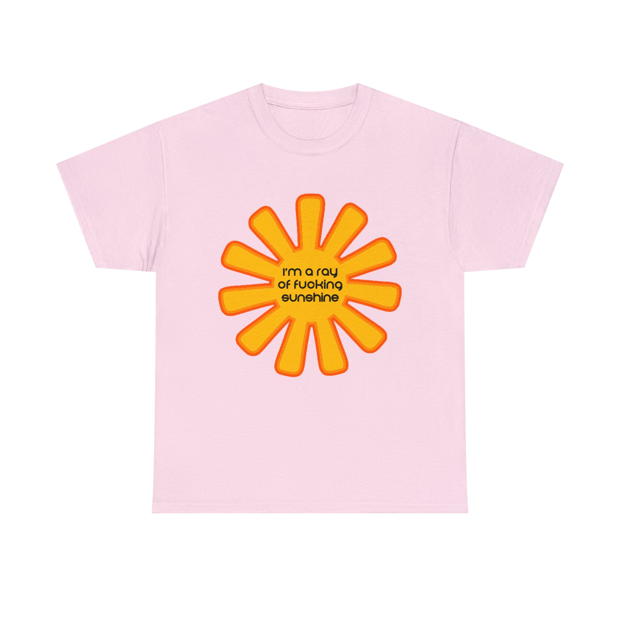 Load image into Gallery viewer, "I'm a ray of fucking sunshine" - Unisex Heavy Cotton Tee