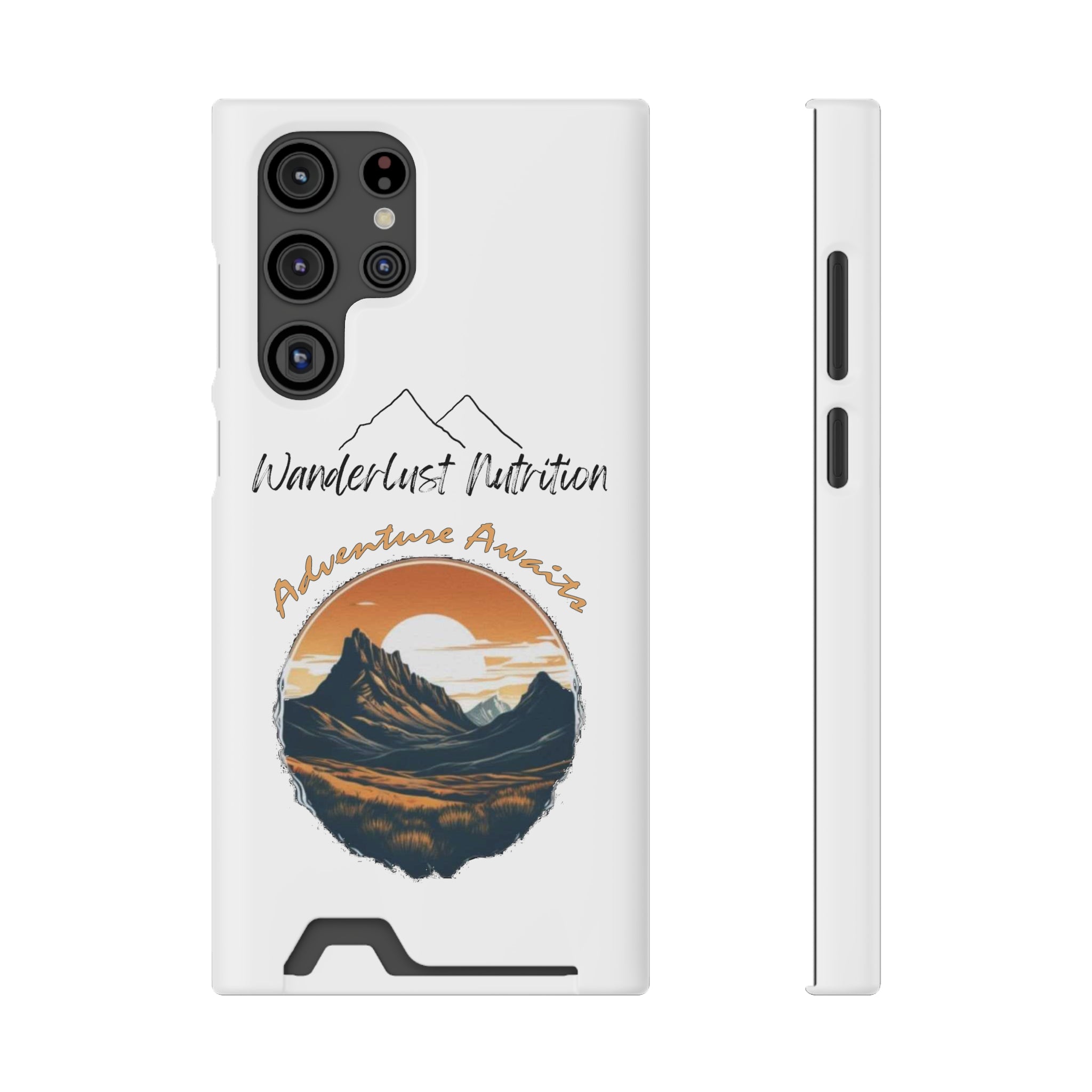 Load image into Gallery viewer, Wanderlust Nutrition Phone Case With Card Holder