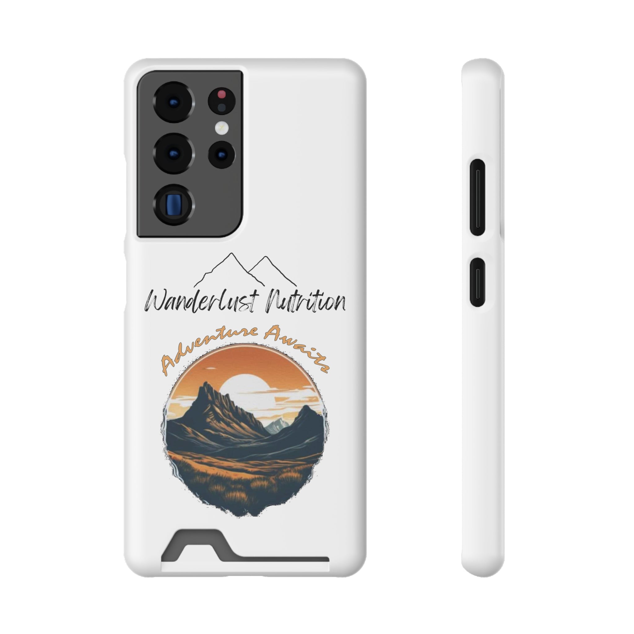 Load image into Gallery viewer, Wanderlust Nutrition Phone Case With Card Holder