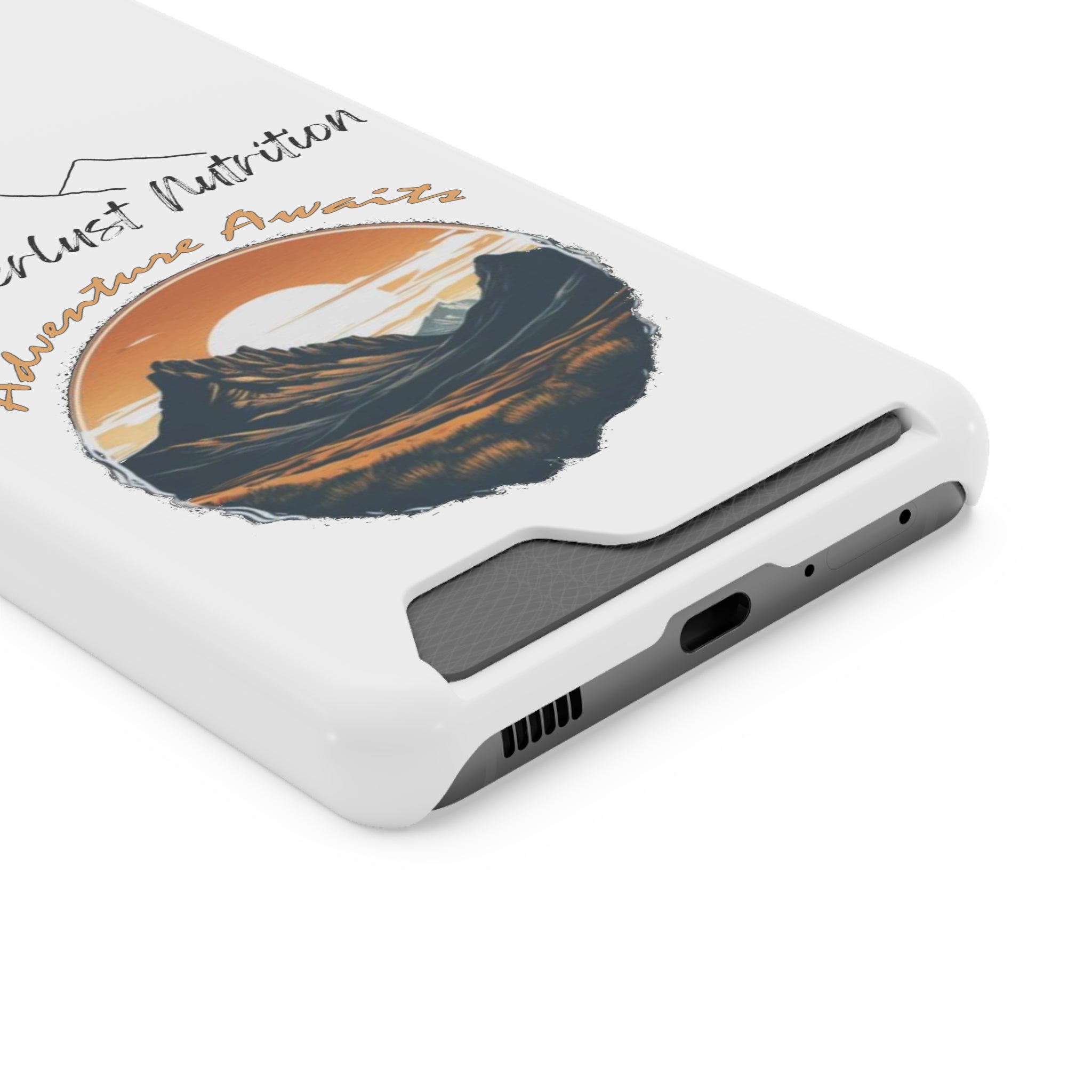 Load image into Gallery viewer, Wanderlust Nutrition Phone Case With Card Holder
