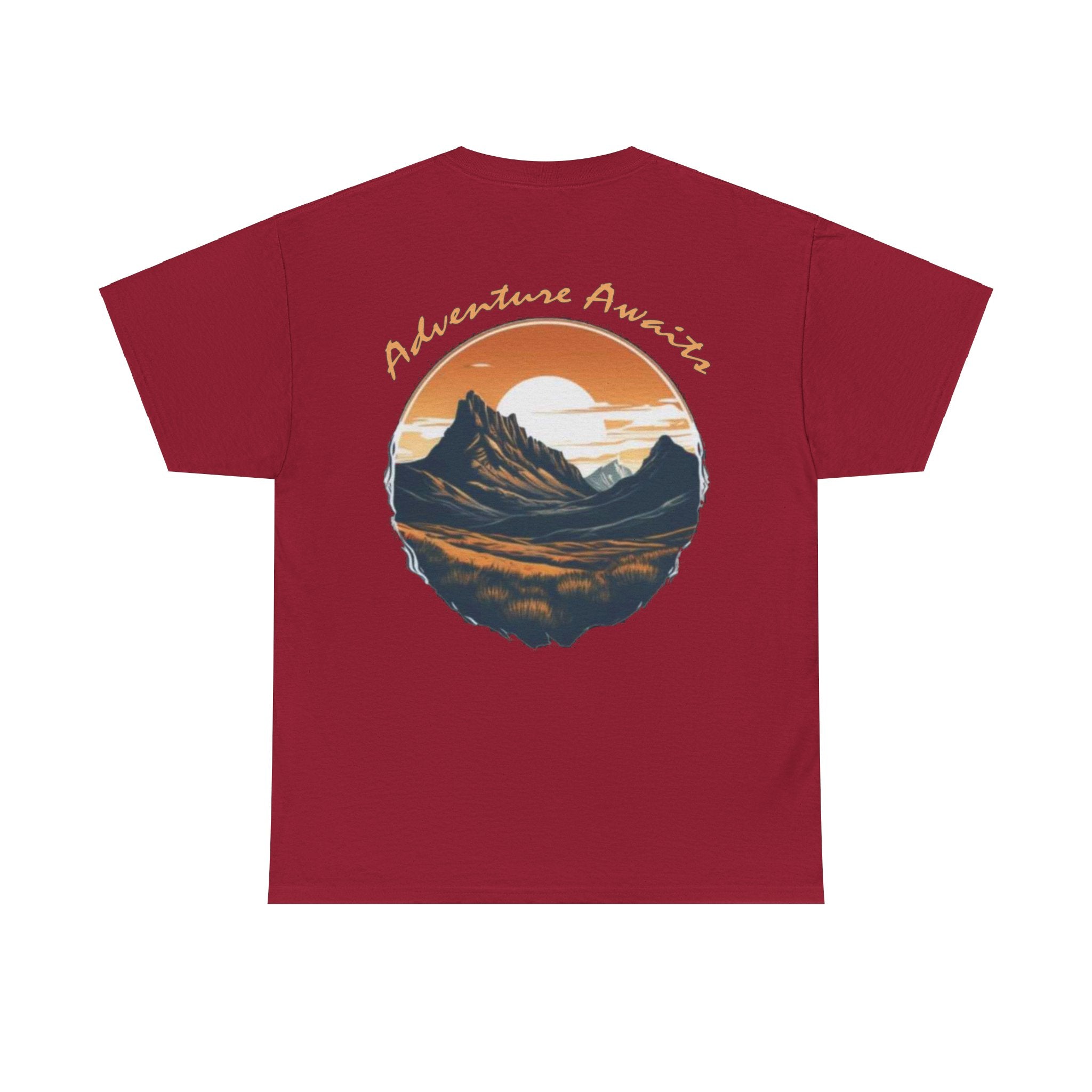 Load image into Gallery viewer, Wanderlust Nutrition: "Adventure Awaits" - Unisex Heavy Cotton Tee