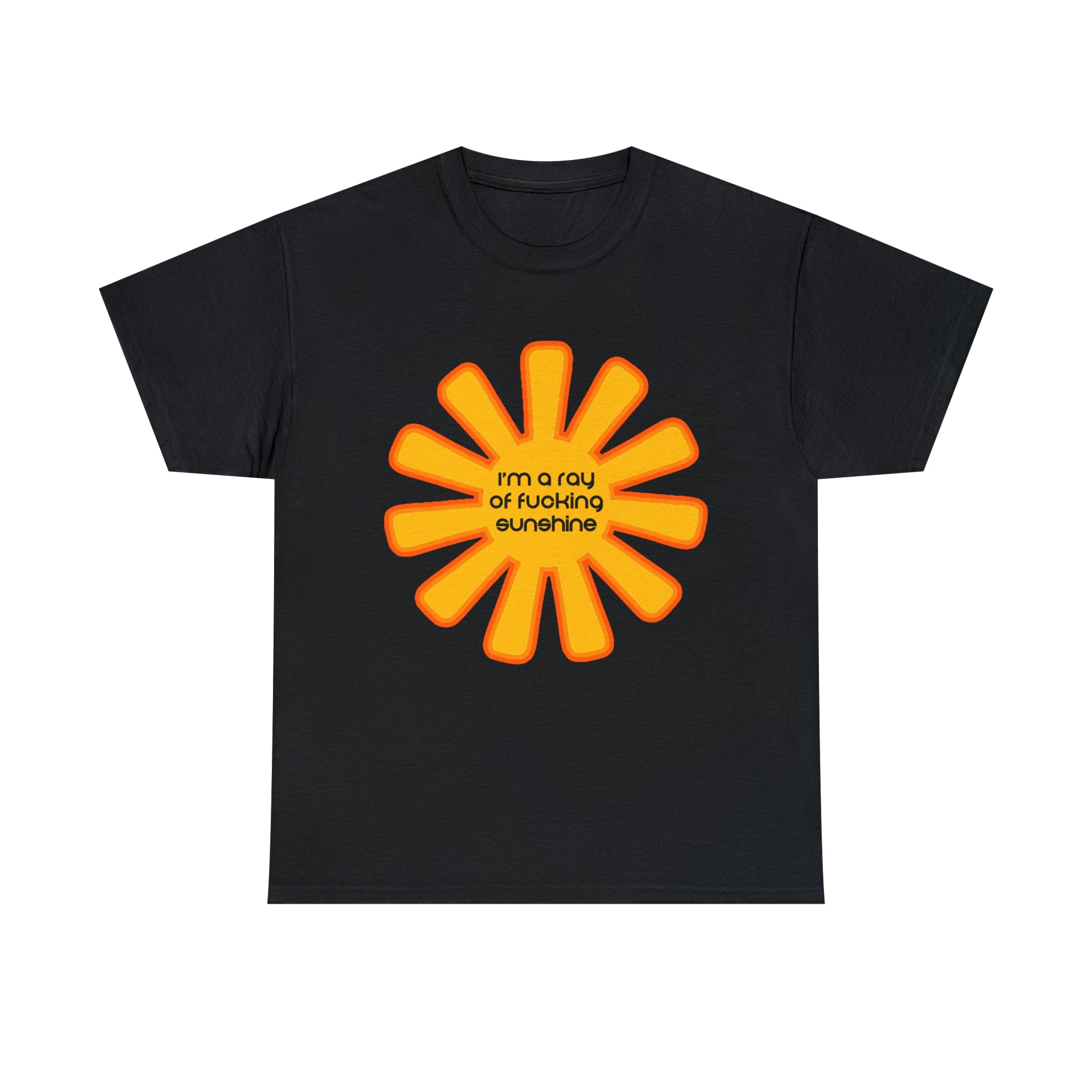 Load image into Gallery viewer, "I'm a ray of fucking sunshine" - Unisex Heavy Cotton Tee