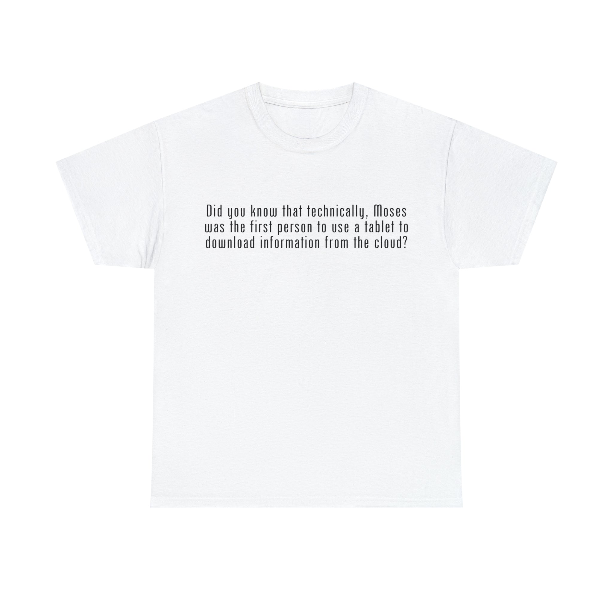 Load image into Gallery viewer, "Moses: The first download" - Unisex Heavy Cotton Tee