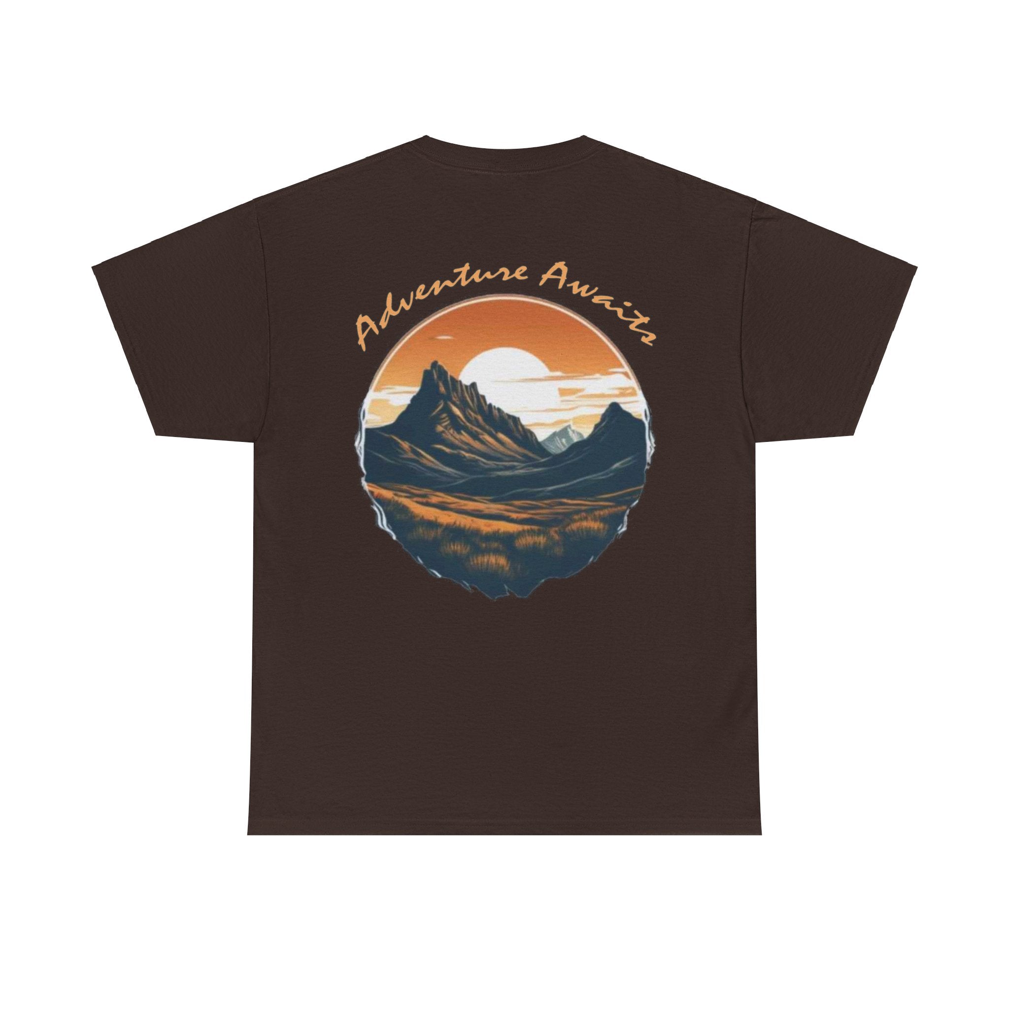Load image into Gallery viewer, Wanderlust Nutrition: "Adventure Awaits" - Unisex Heavy Cotton Tee