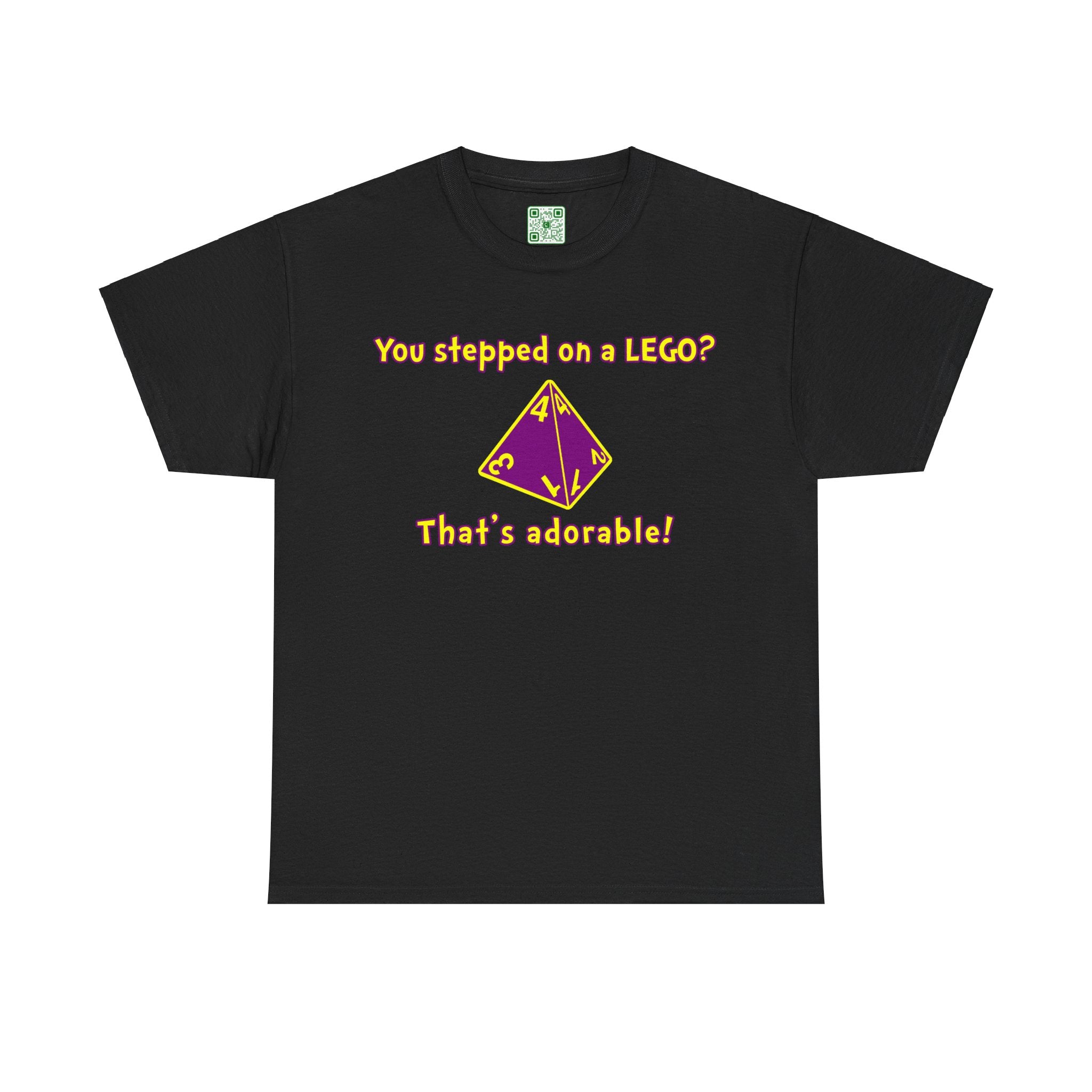 Load image into Gallery viewer, &quot;You stepped on a LEGO? That&#39;s adorable.&quot; - Unisex Heavy Cotton Tee
