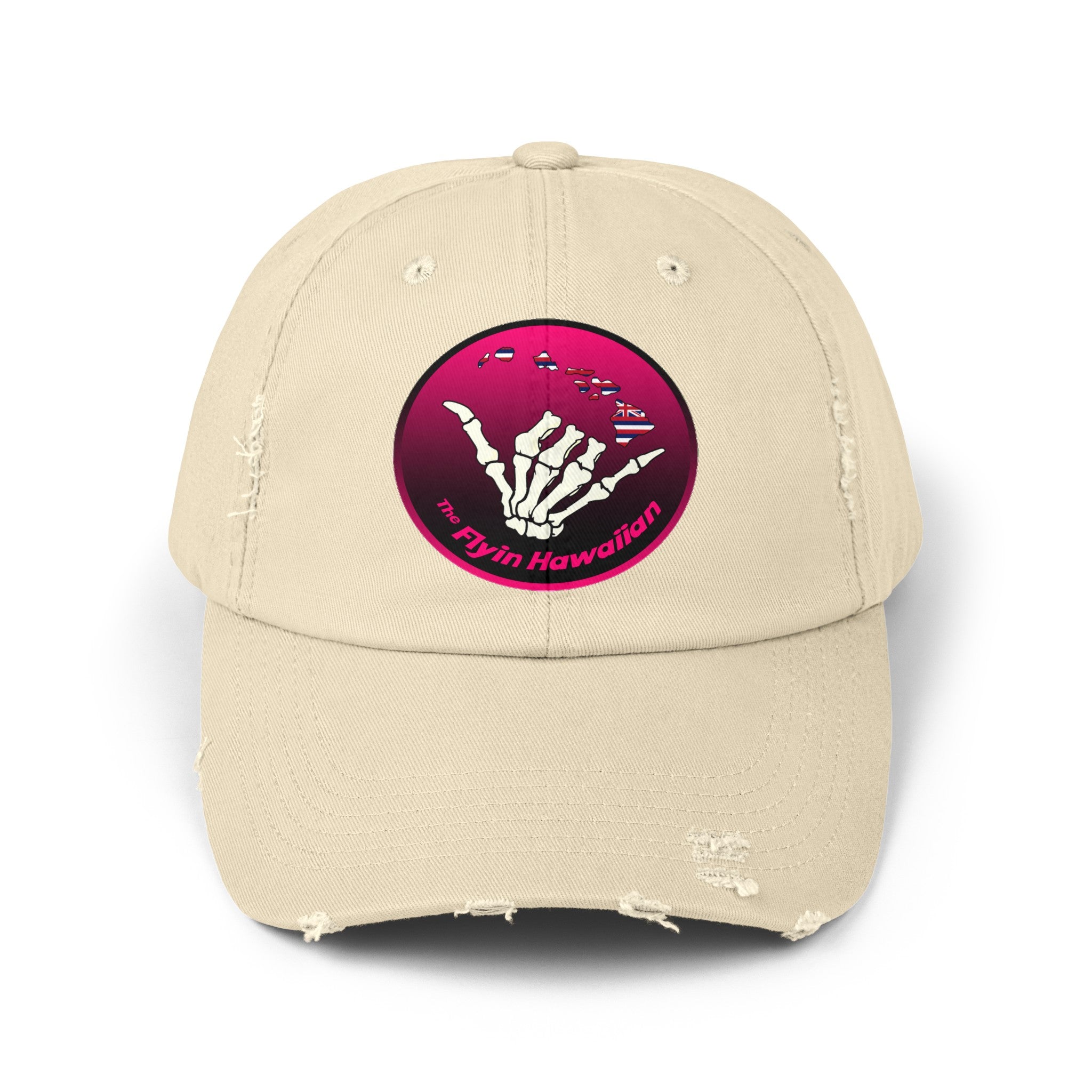 Load image into Gallery viewer, The Flyin&#39; Hawaiian Distressed Cap
