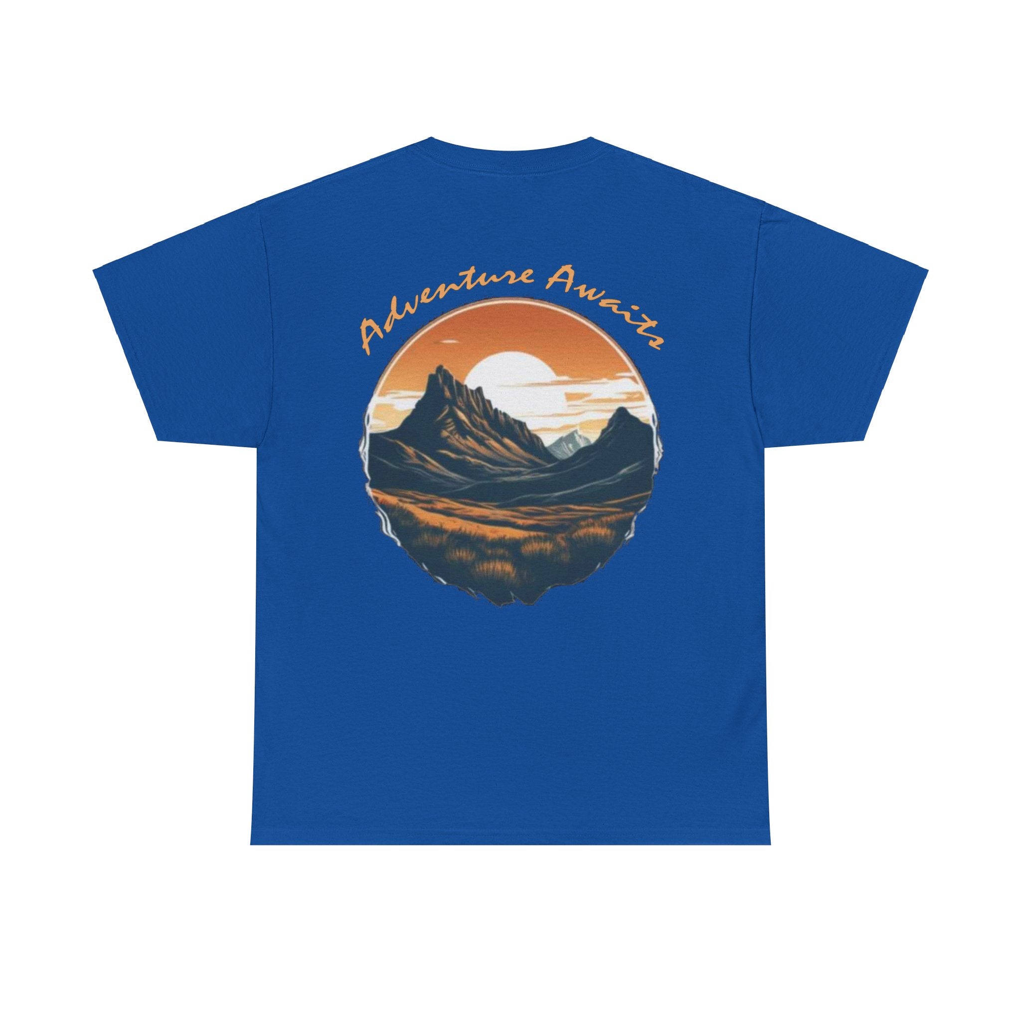 Load image into Gallery viewer, Wanderlust Nutrition: &quot;Adventure Awaits&quot; - Unisex Heavy Cotton Tee
