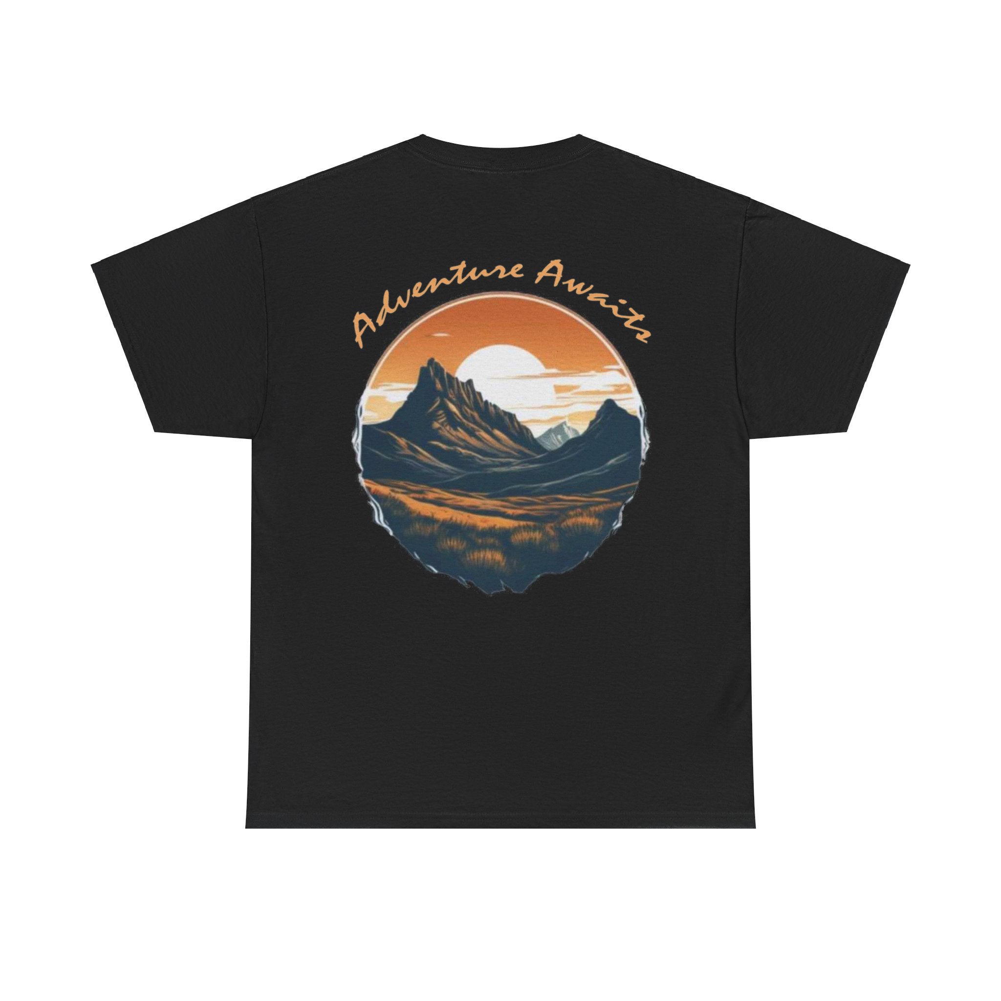 Load image into Gallery viewer, Wanderlust Nutrition: &quot;Adventure Awaits&quot; - Unisex Heavy Cotton Tee
