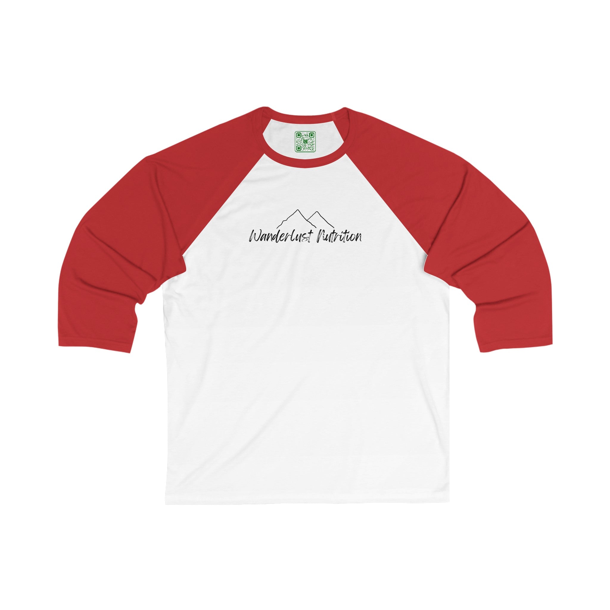 Load image into Gallery viewer, Wanderlust Nutrition Unisex 3\4 Sleeve Baseball Tee
