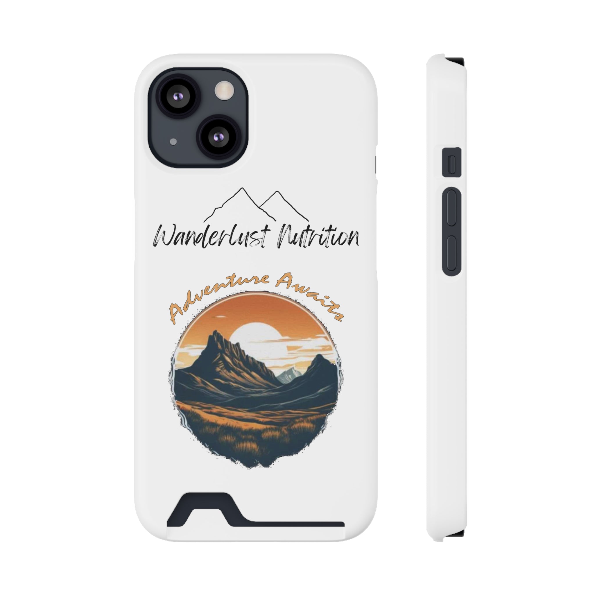 Load image into Gallery viewer, Wanderlust Nutrition Phone Case With Card Holder
