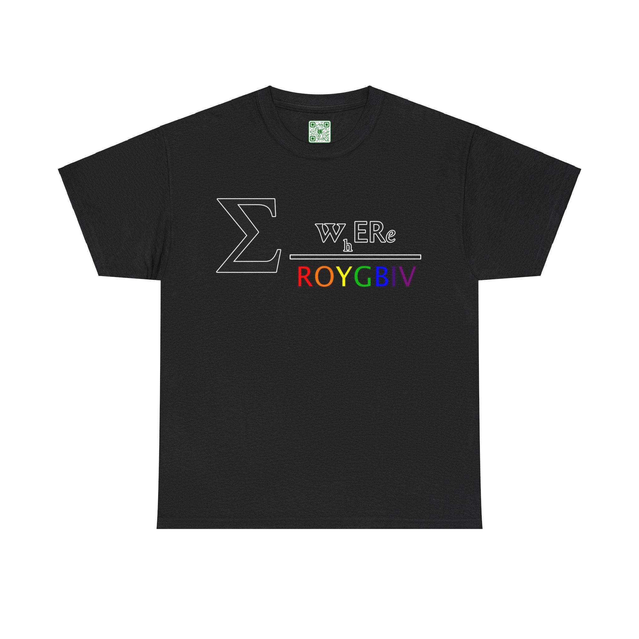 Load image into Gallery viewer, &quot;Sum WhERe over the rainbow&quot; - Unisex Heavy Cotton Tee
