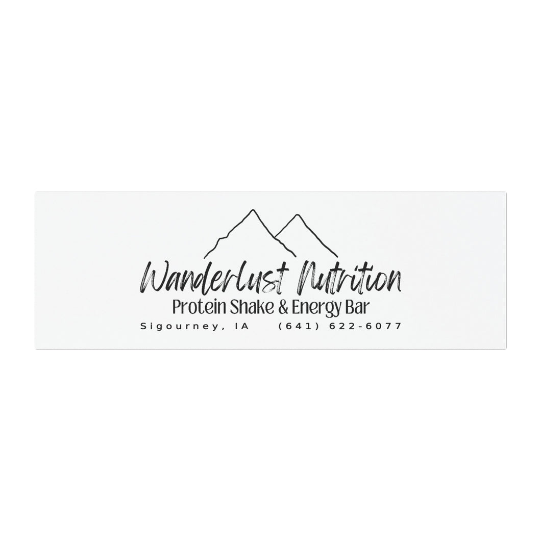 Wanderlust Nutrition Car Magnet