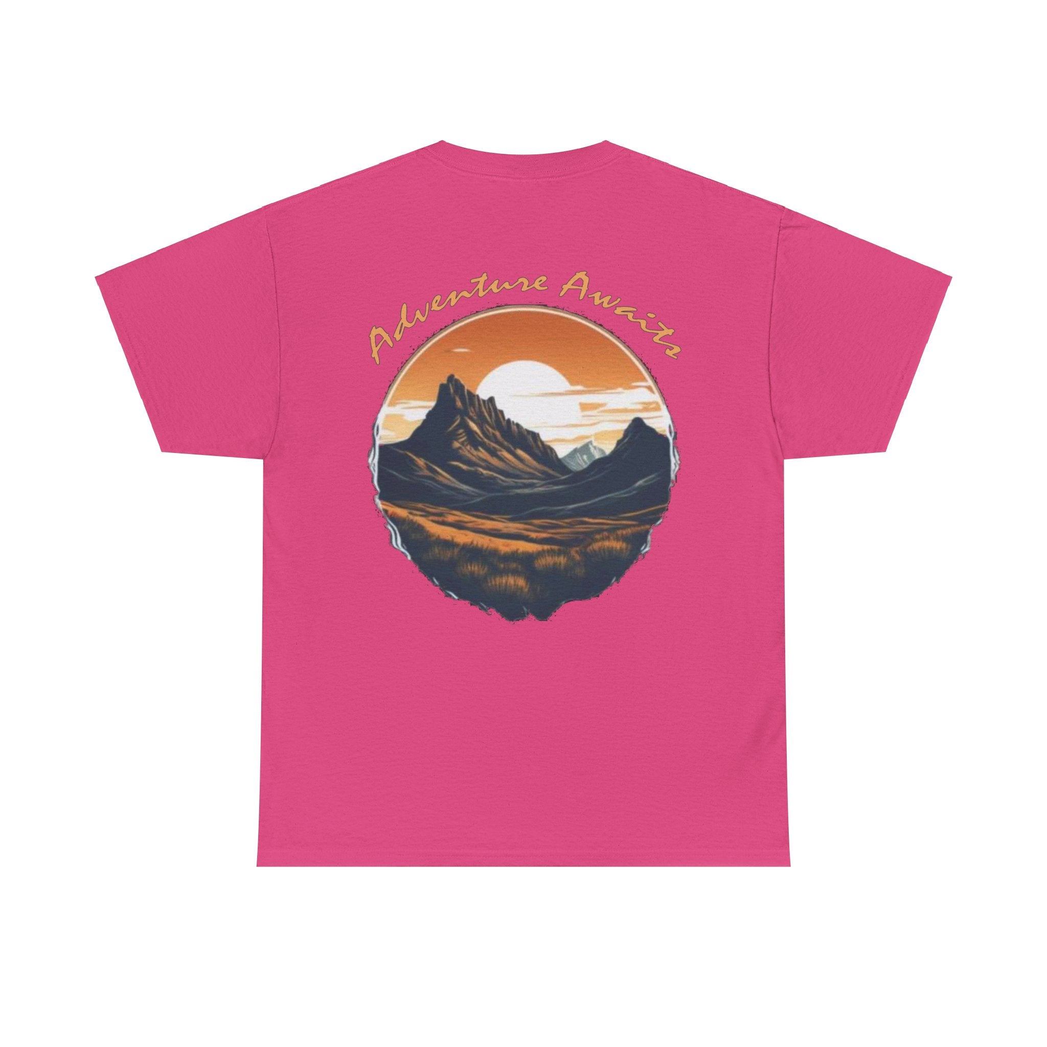 Load image into Gallery viewer, Wanderlust Nutrition: &quot;Adventure Awaits&quot; - Unisex Heavy Cotton Tee
