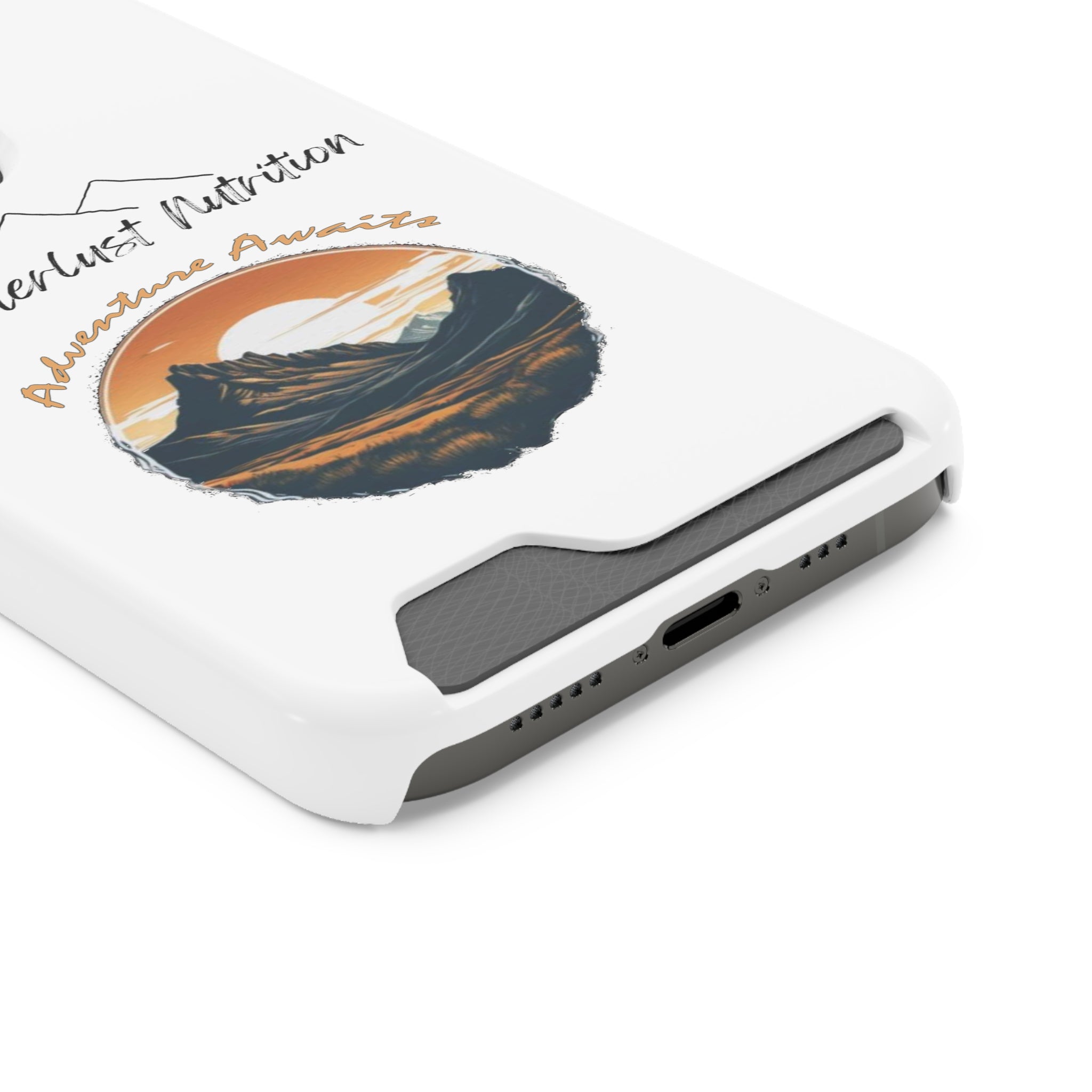 Load image into Gallery viewer, Wanderlust Nutrition Phone Case With Card Holder
