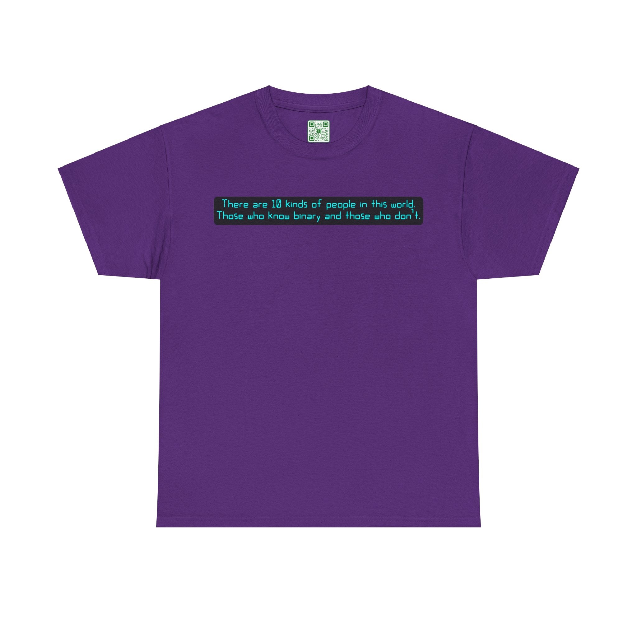 Load image into Gallery viewer, &quot;There are 10 kinds of people in this world. Those who know binary and those who don&#39;t&quot;. - Unisex Heavy Cotton Tee
