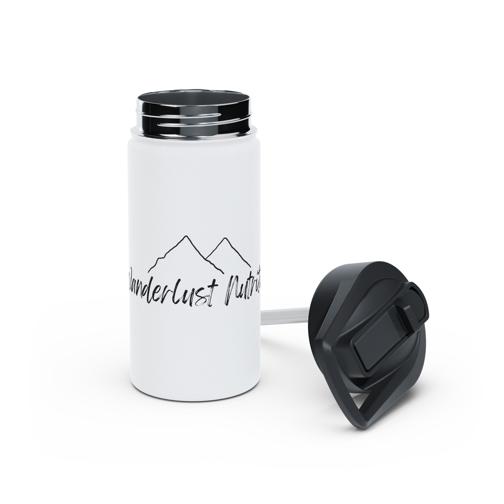 Load image into Gallery viewer, Wanderlust Nutrition Stainless Steel Water Bottle
