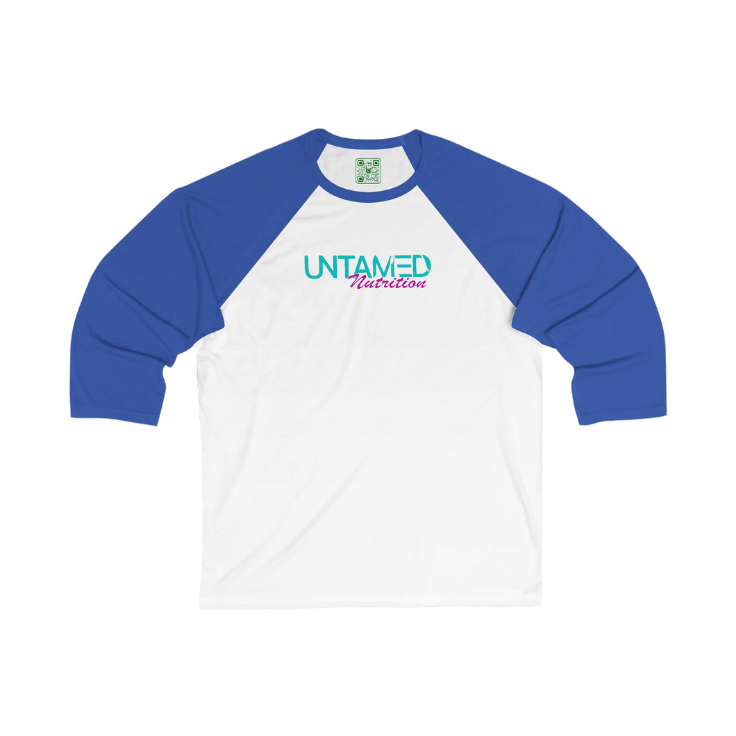 Untamed Nutrition Unisex 3\4 Sleeve Baseball Tee