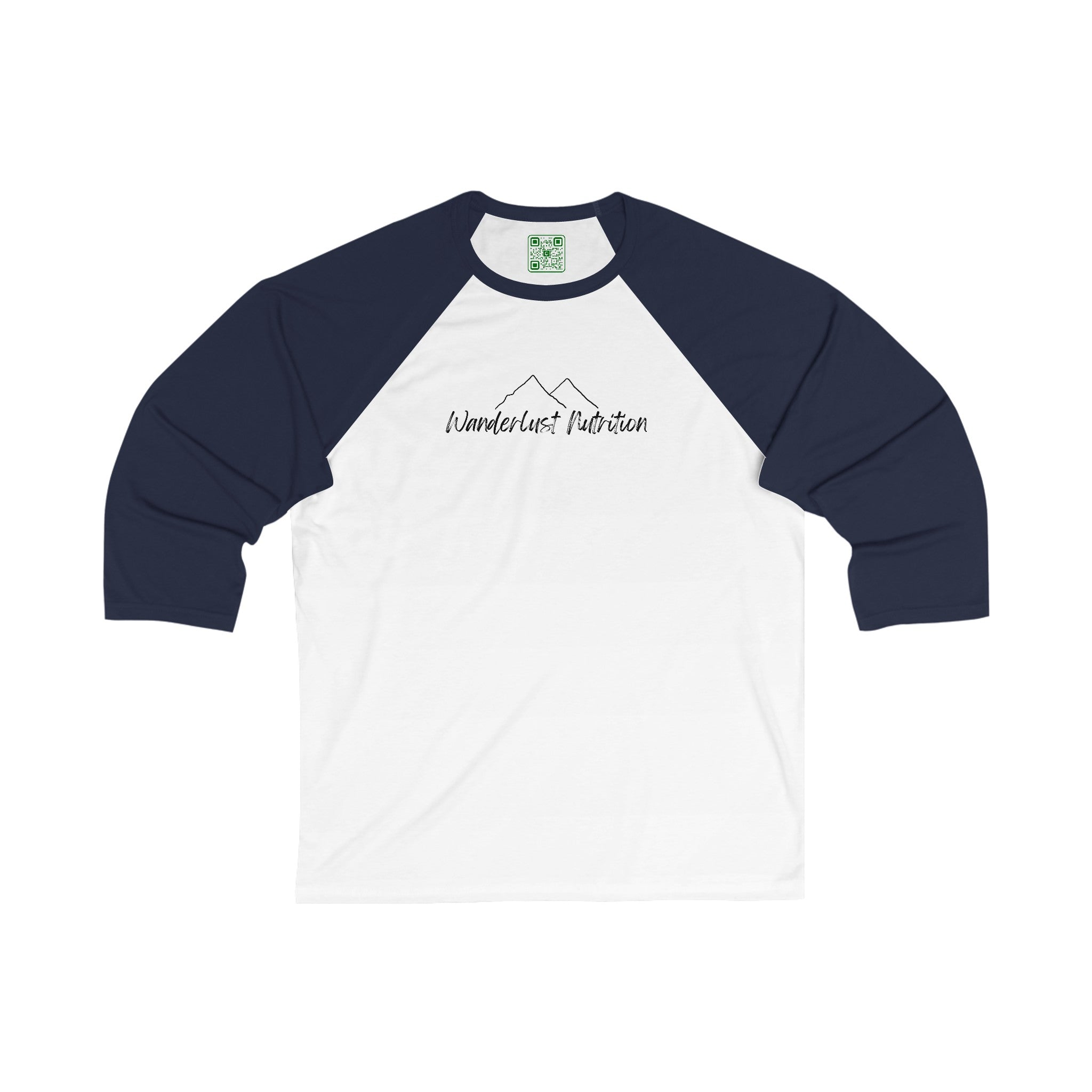 Load image into Gallery viewer, Wanderlust Nutrition Unisex 3\4 Sleeve Baseball Tee
