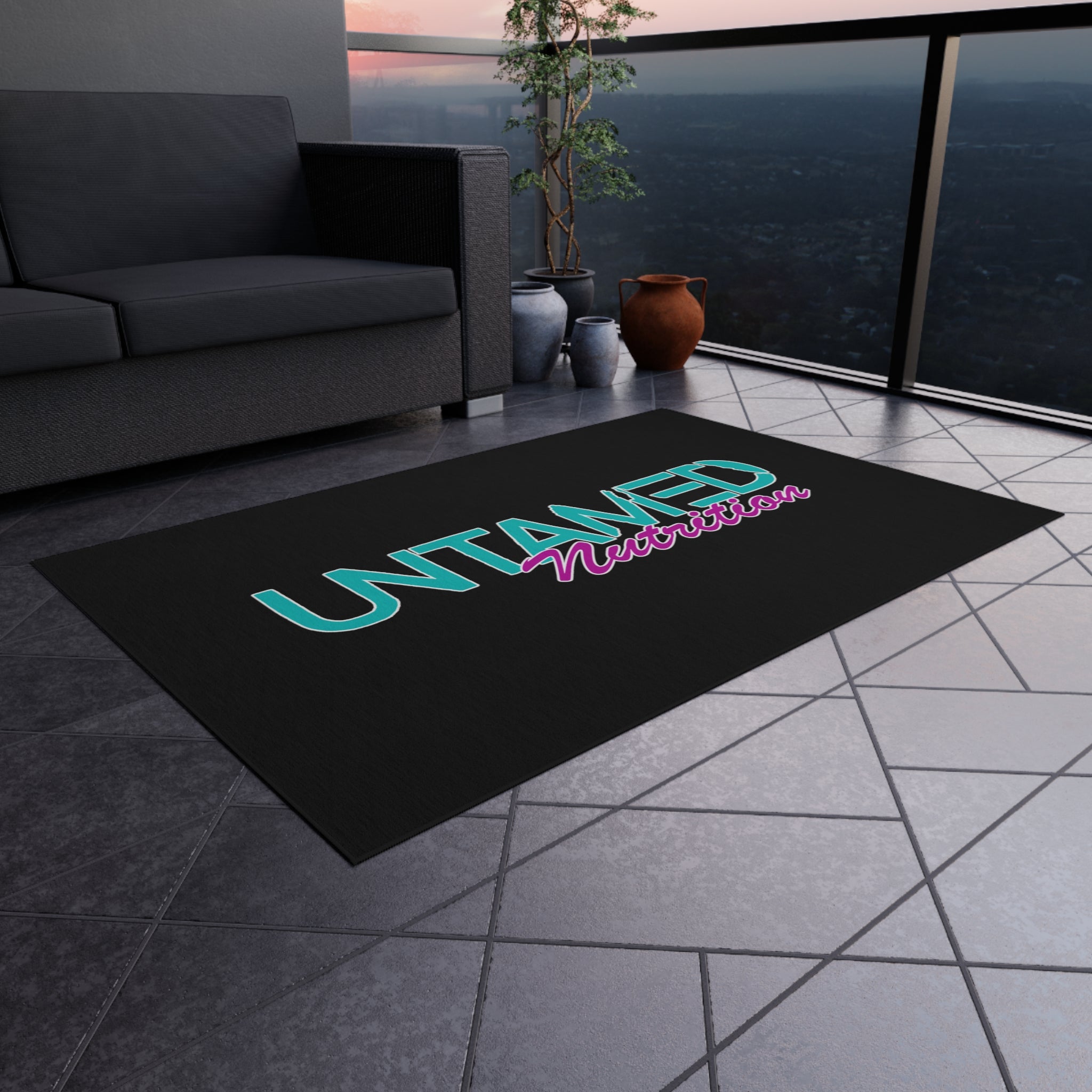 Load image into Gallery viewer, Untamed Nutrition Indoor/Outdoor Area Rug
