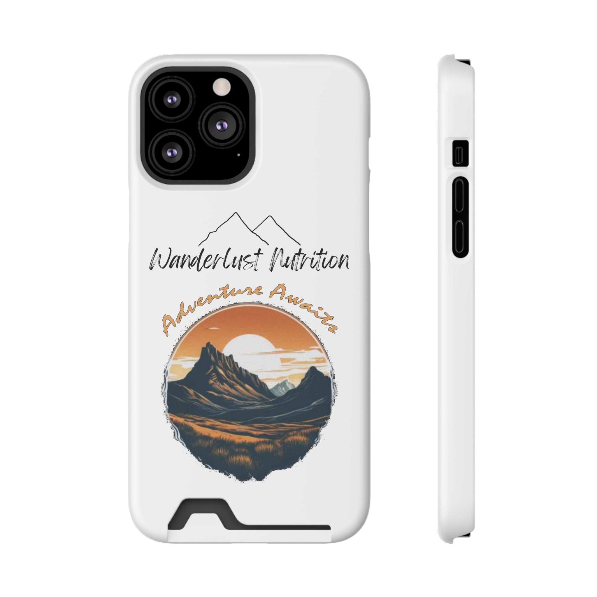 Load image into Gallery viewer, Wanderlust Nutrition Phone Case With Card Holder
