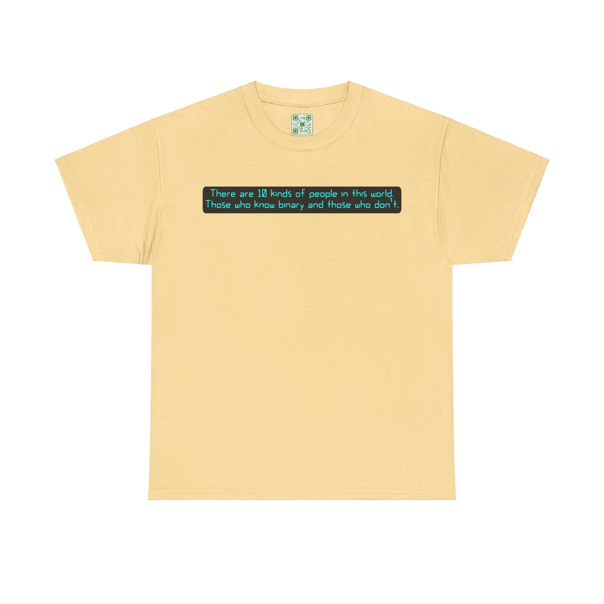 Load image into Gallery viewer, &quot;There are 10 kinds of people in this world. Those who know binary and those who don&#39;t&quot;. - Unisex Heavy Cotton Tee
