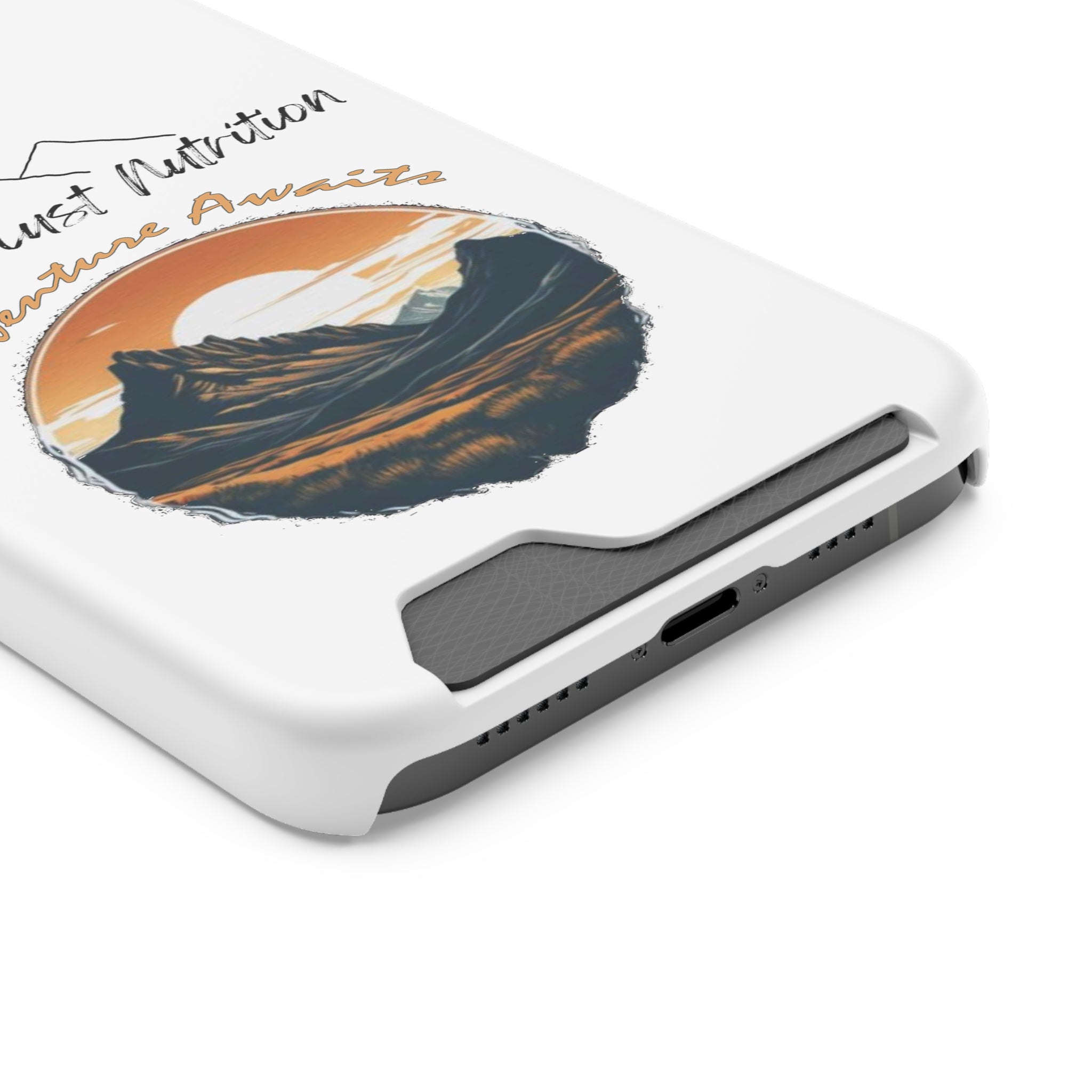 Load image into Gallery viewer, Wanderlust Nutrition Phone Case With Card Holder
