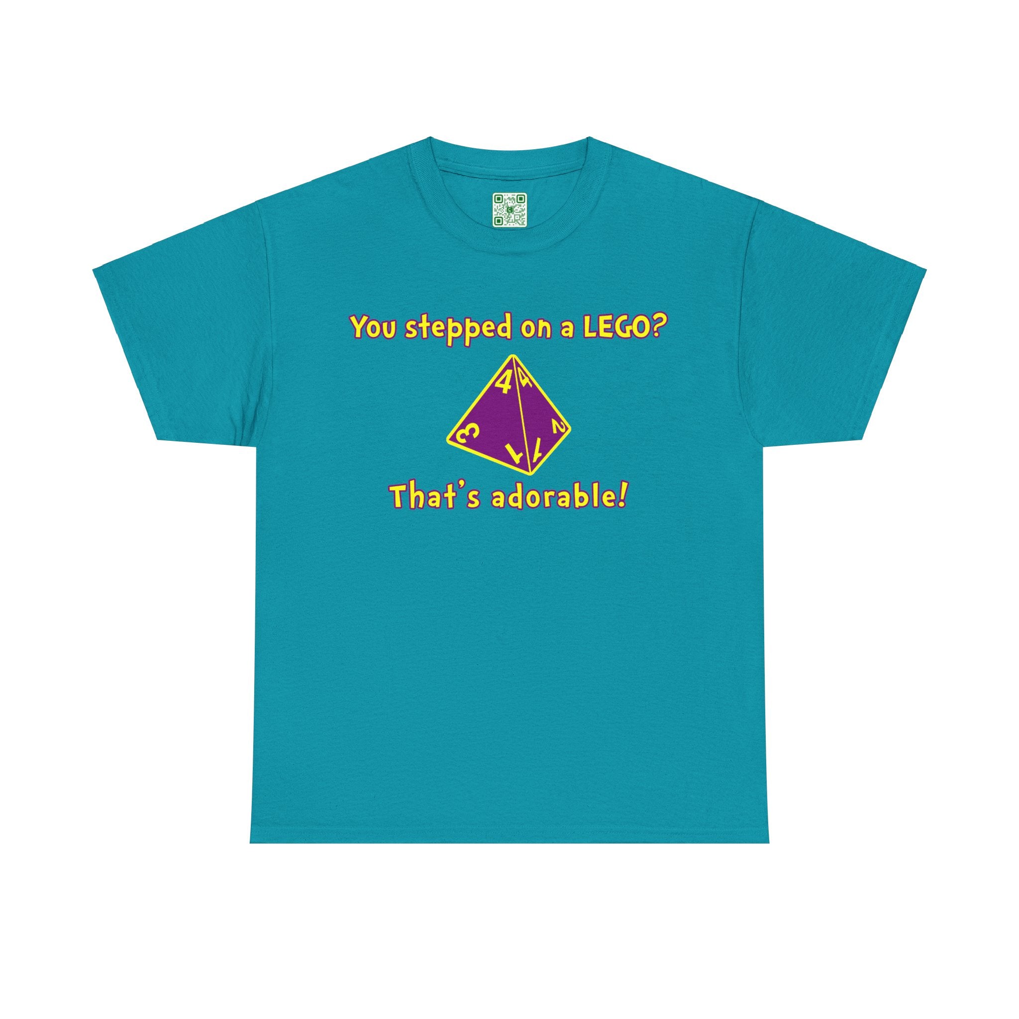 Load image into Gallery viewer, &quot;You stepped on a LEGO? That&#39;s adorable.&quot; - Unisex Heavy Cotton Tee
