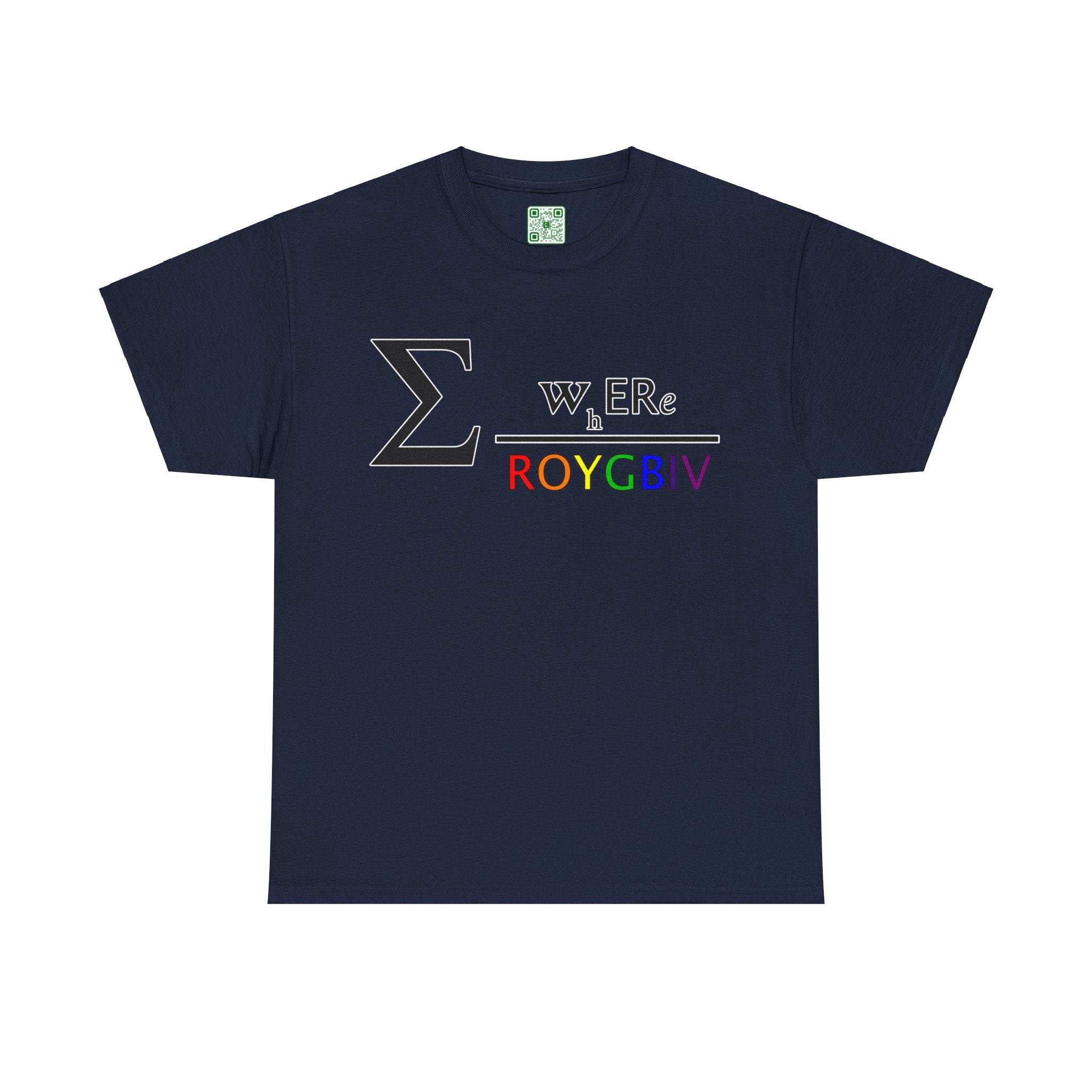 Load image into Gallery viewer, &quot;Sum WhERe over the rainbow&quot; - Unisex Heavy Cotton Tee
