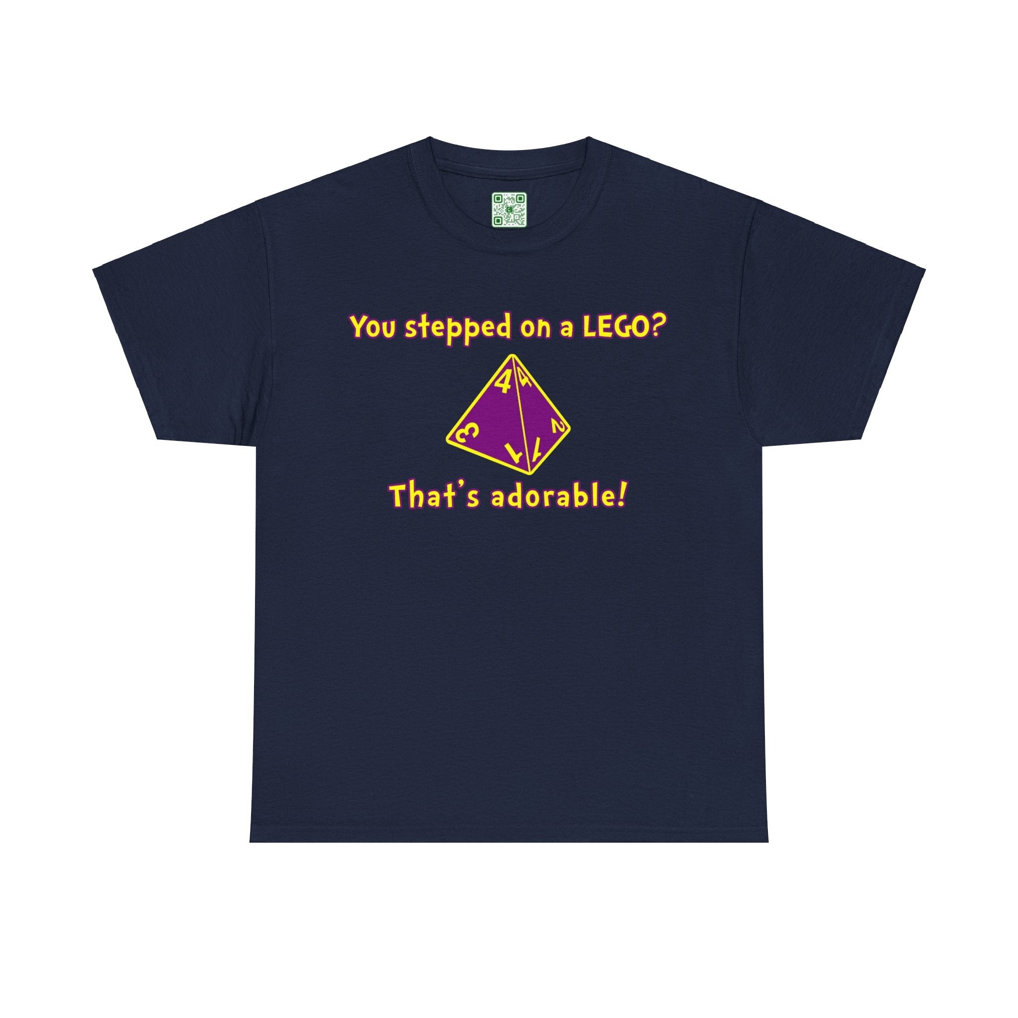 Load image into Gallery viewer, &quot;You stepped on a LEGO? That&#39;s adorable.&quot; - Unisex Heavy Cotton Tee
